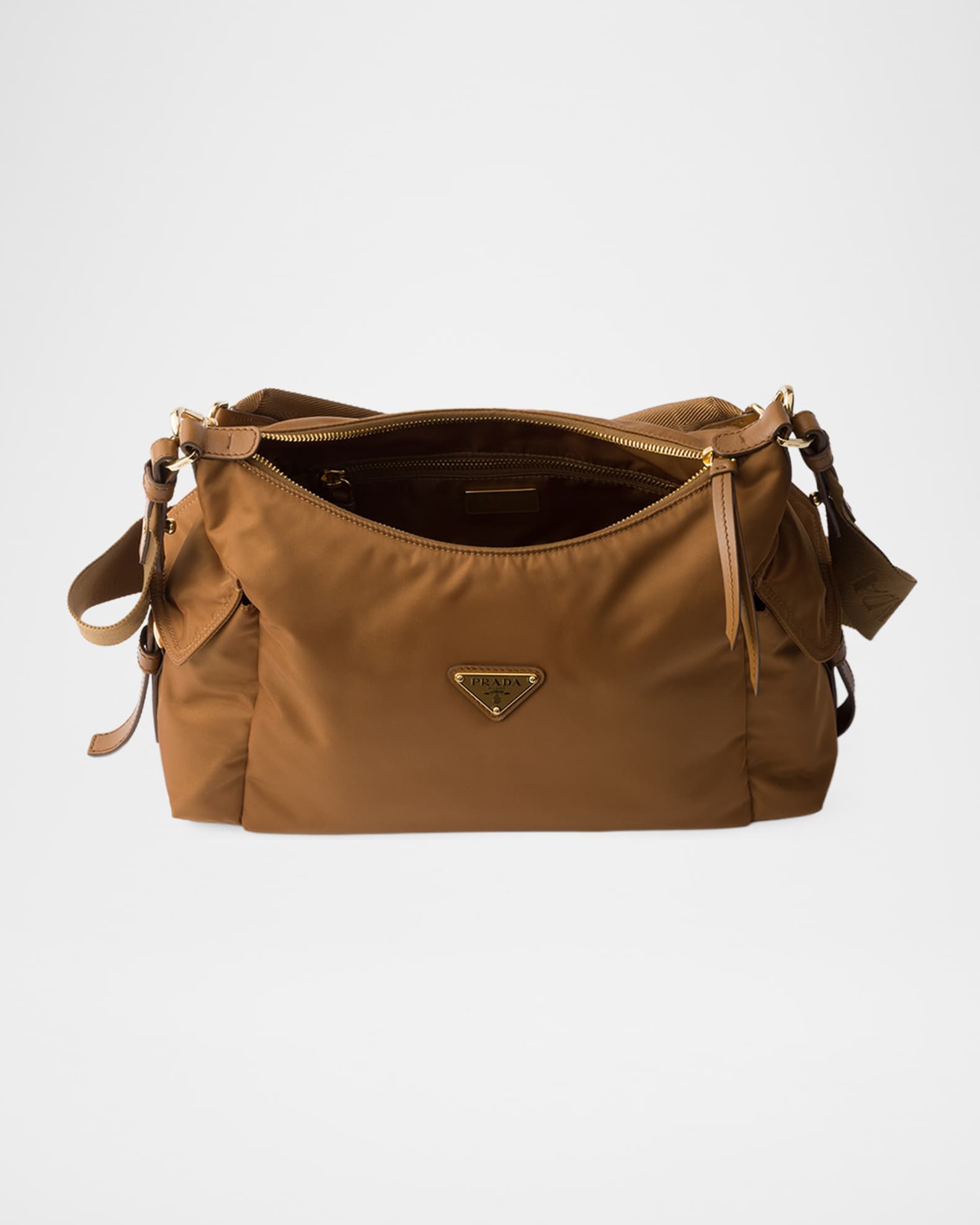 Prada Explore Large Re-Nylon & Leather Crossbody Bag | Neiman Marcus