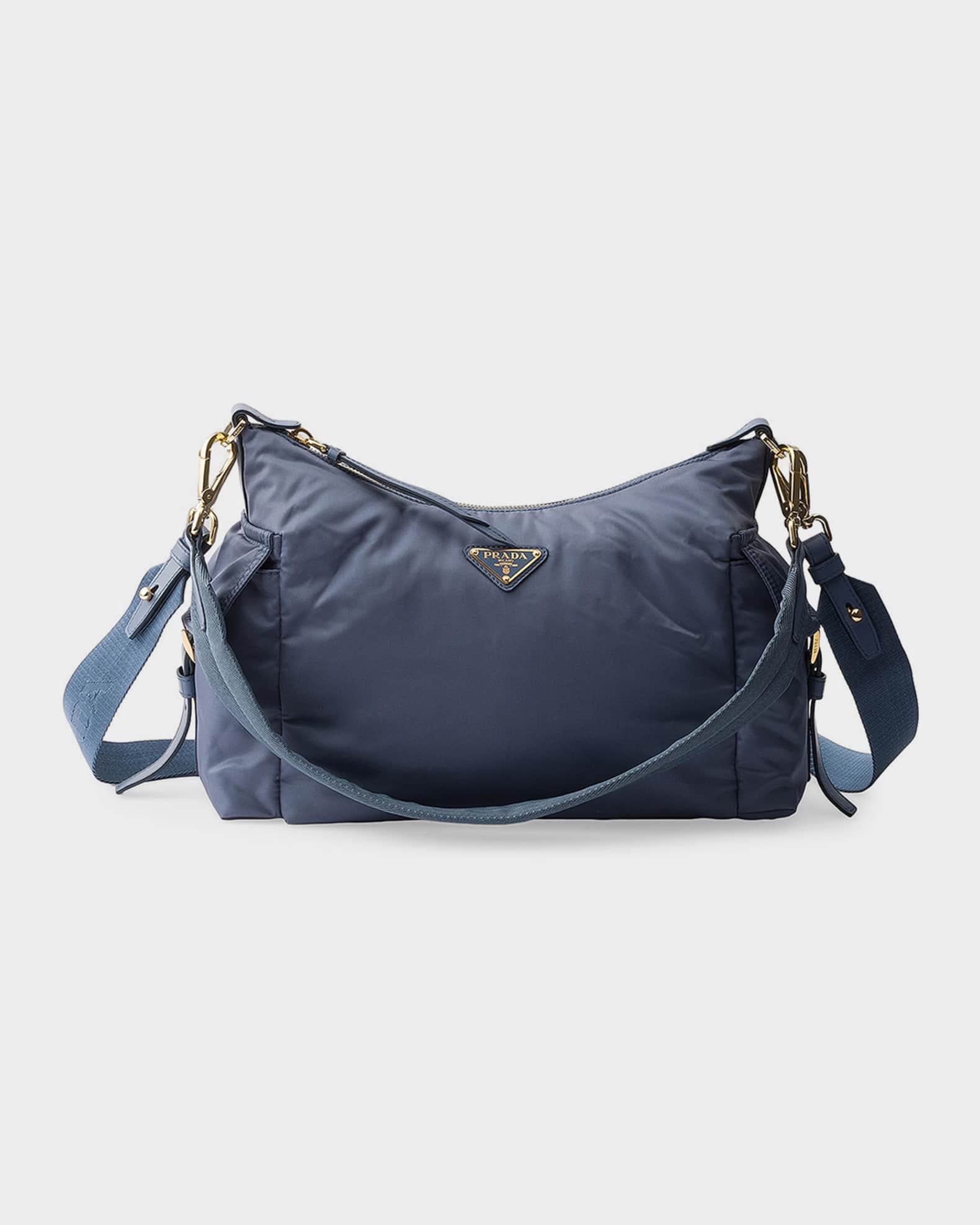Prada Explore Large Re-Nylon & Leather Crossbody Bag | Neiman Marcus