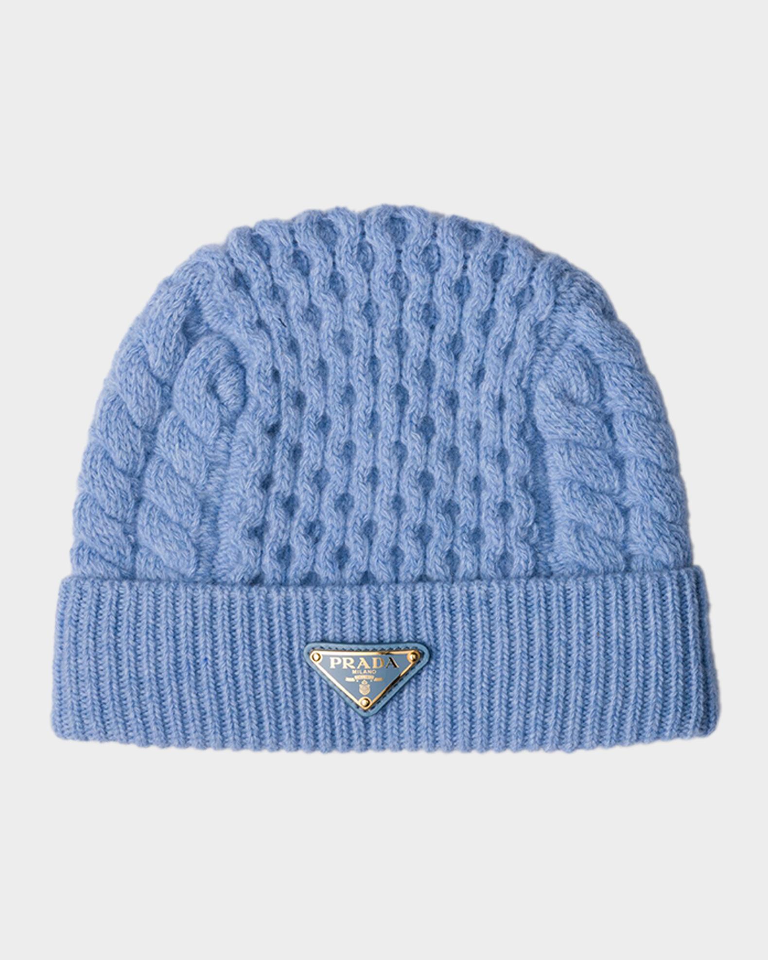 トップス Prada Wool Knit IT40 Prada Wool Knit Logo Beanie | Neiman Marcus