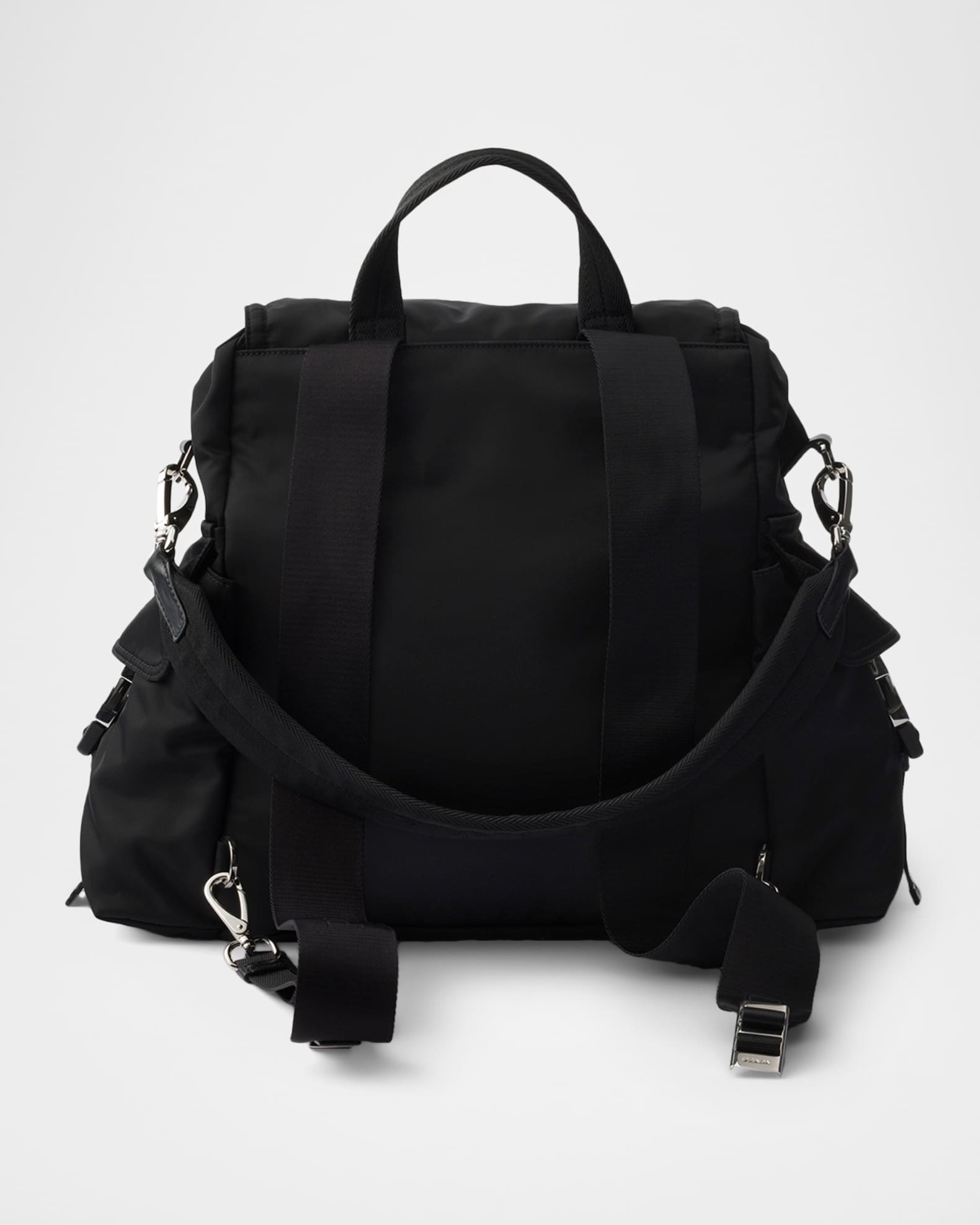 Prada Men's Explore Re-Nylon & Leather Backpack | Neiman Marcus