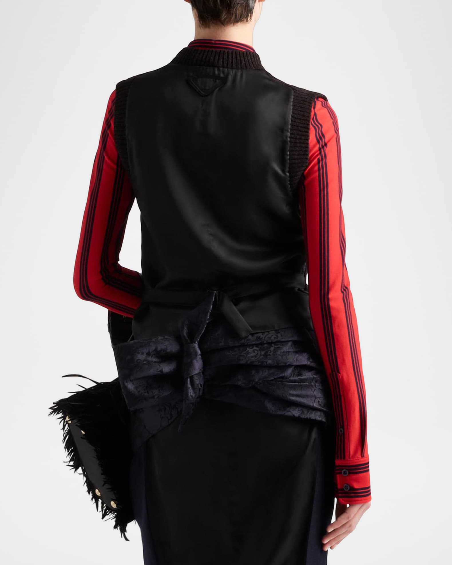 Prada Wool Knit Sweater Vest | Neiman Marcus
