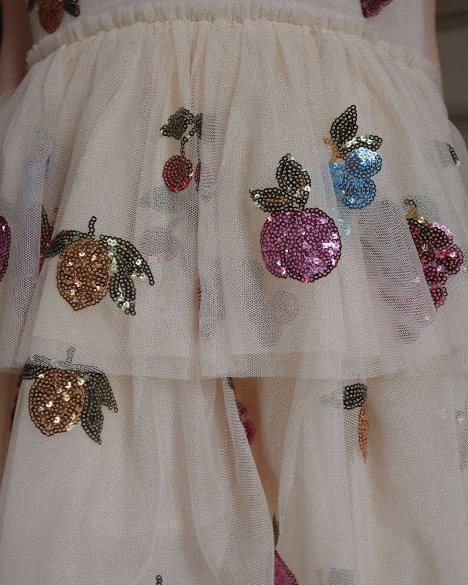 Konges Slojd Yvonne Tiered Sequin Fairy Dress, Size 12M-10 | Neiman Marcus