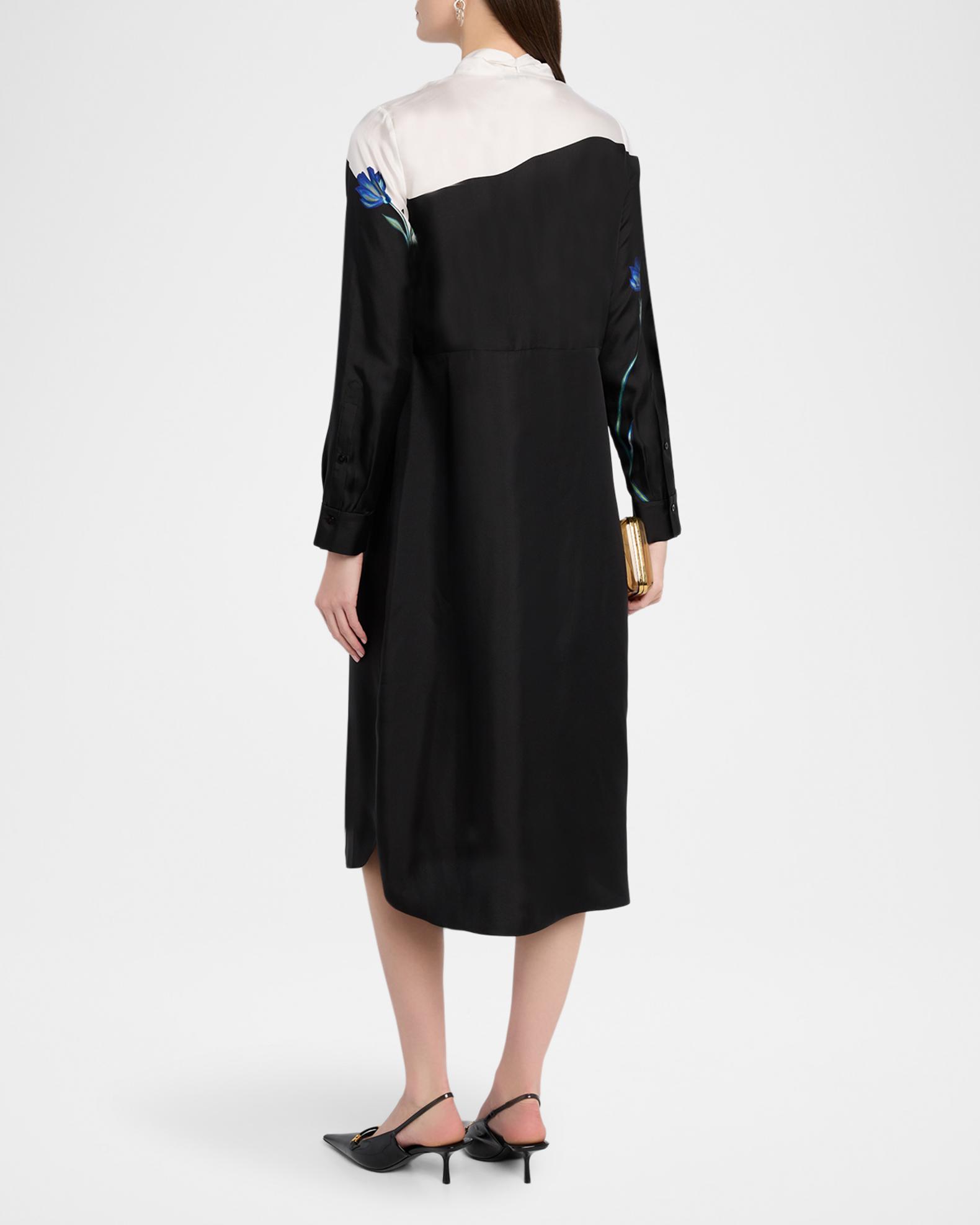 schumacher designer dresses Dorothee Schumacher Loosely fitted stretch silk-satin midi-dress