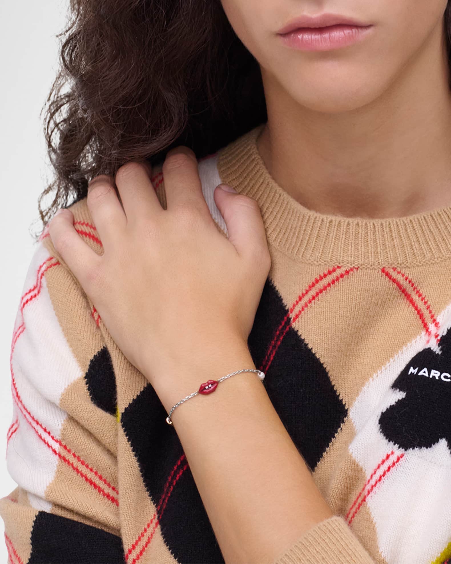 Marc Jacobs The Lips Slider Bracelet | Neiman Marcus