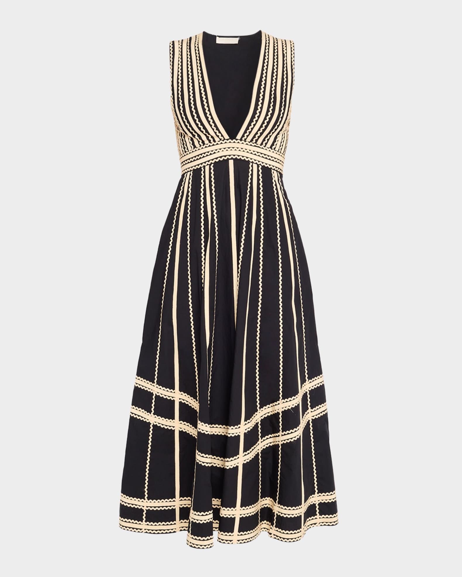 chinese dress ladies Palermo Dress | Indigo Cotton-Linen Twill Dress main image 0