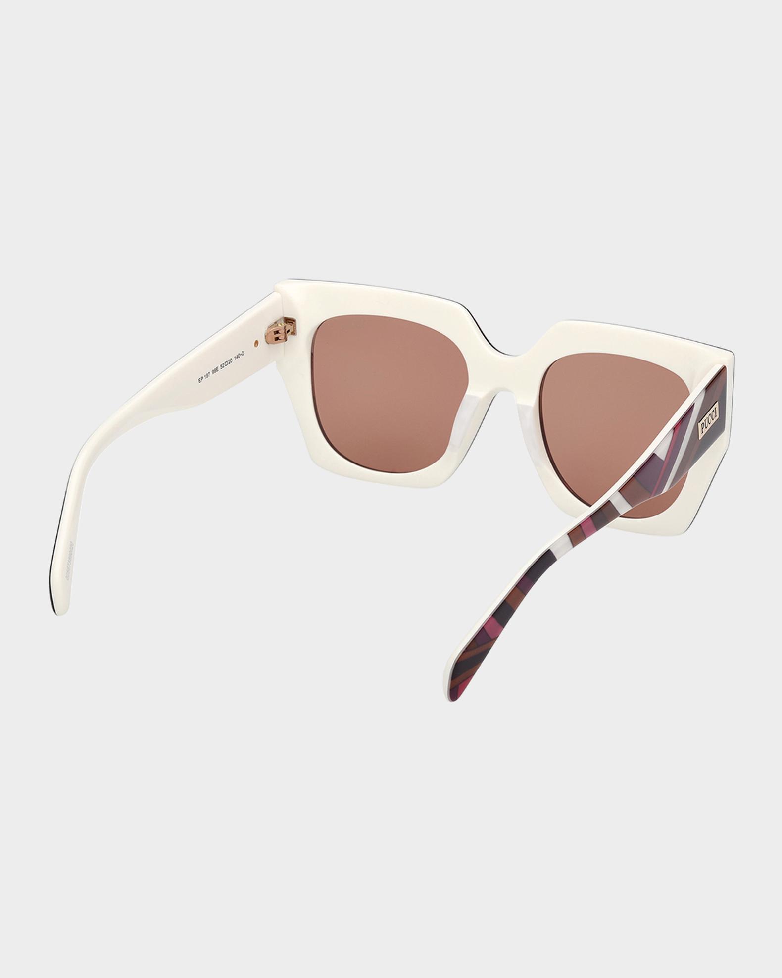 Pucci 52MM Square Sunglasses multicolored Oversized Sunglasses with Inside Print – PUCCI main image 4