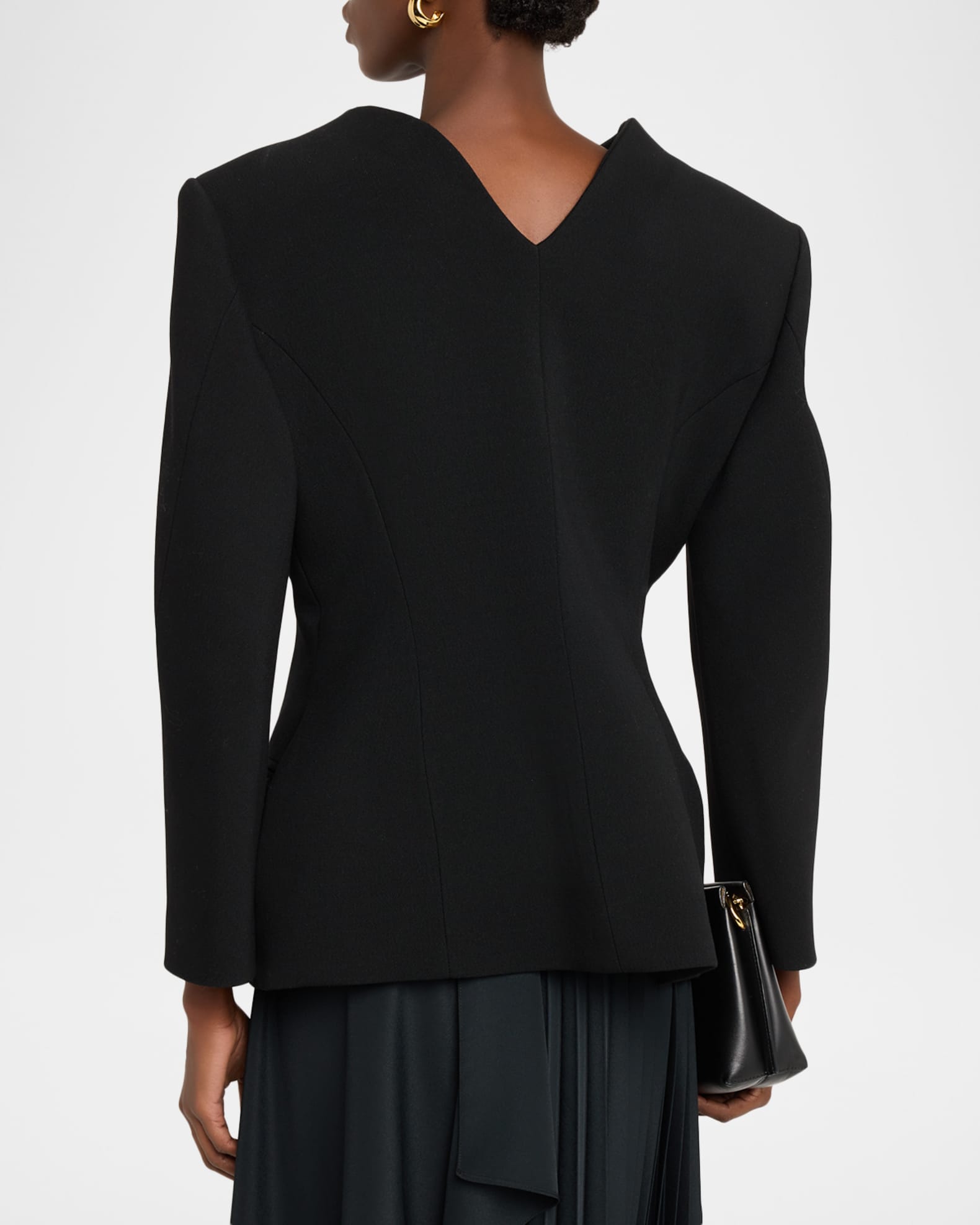 U*L様 GIVENCHY テーラードジャケット ブラック サイズ44 極美品 Givenchy Single-Breasted Slashed Jacket | Neiman Marcus
