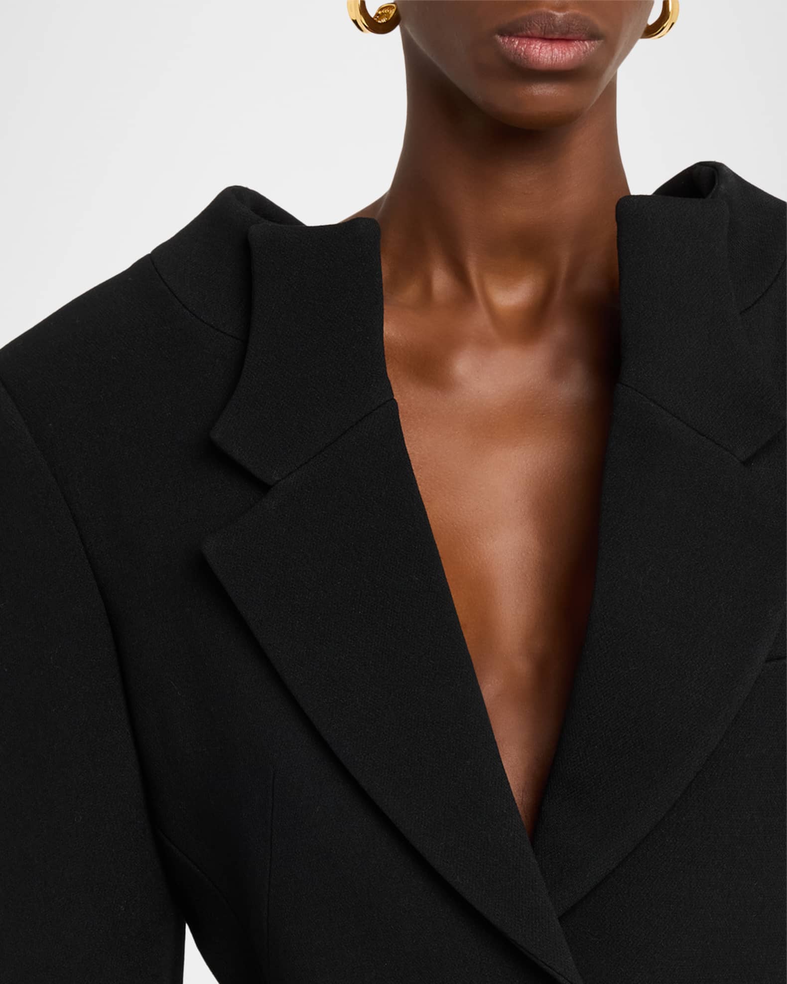 Givenchy Single-Breasted Slashed Jacket | Neiman Marcus