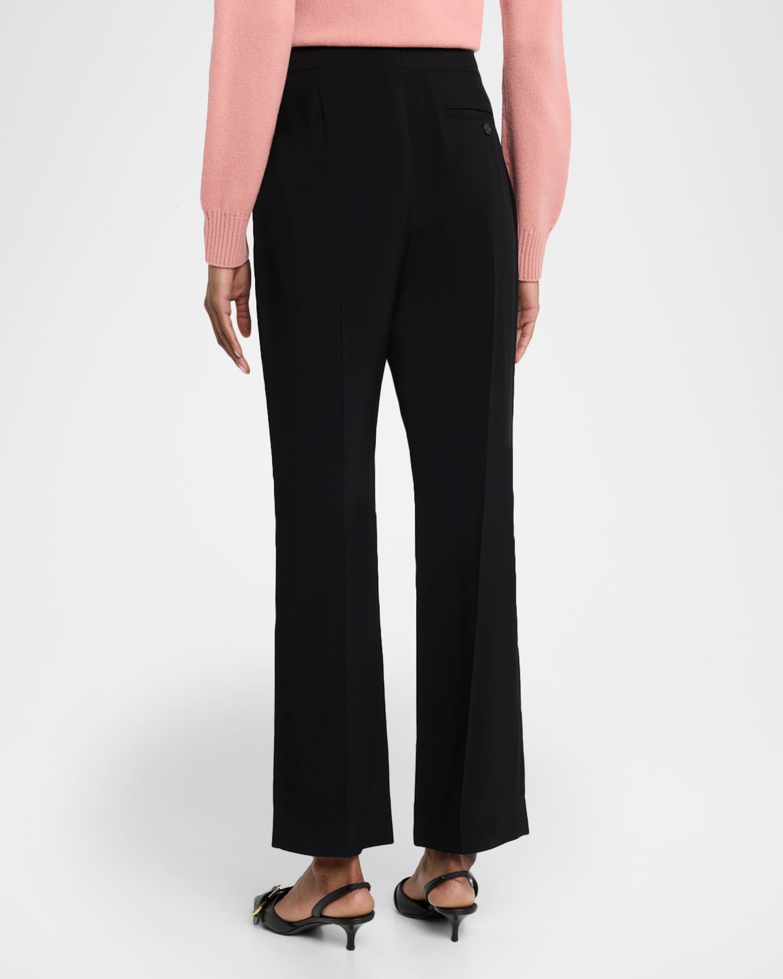 Givenchy Mid-Rise Slim-leg Ankle Trousers | Neiman Marcus display picture 1