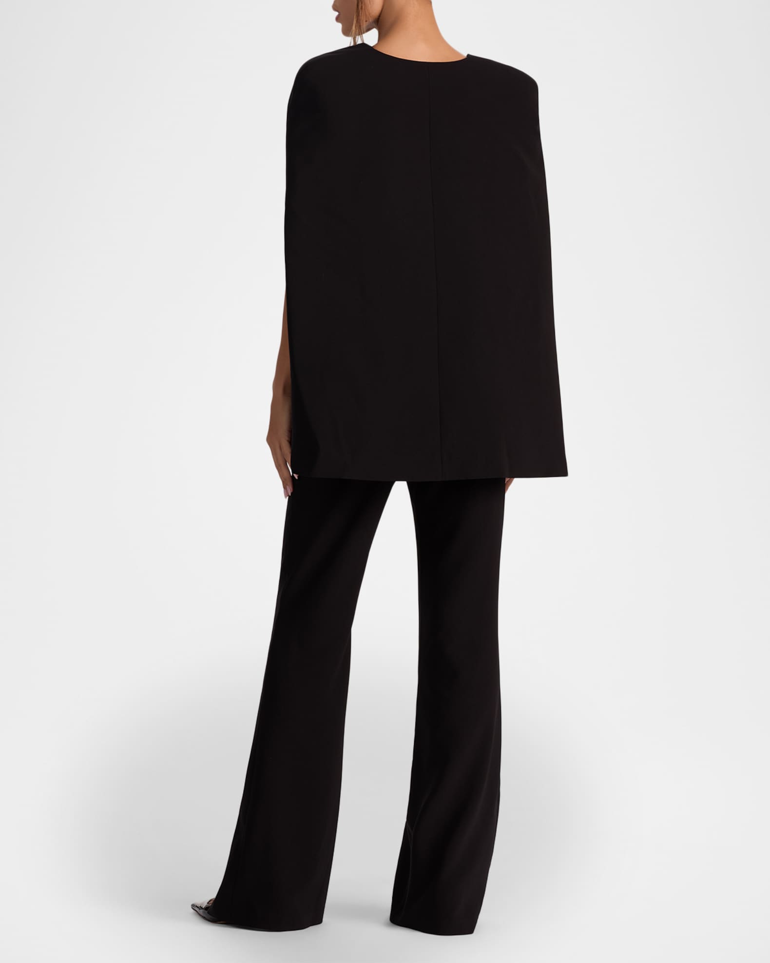 Alice + Olivia Nova Cape Jumpsuit | Neiman Marcus