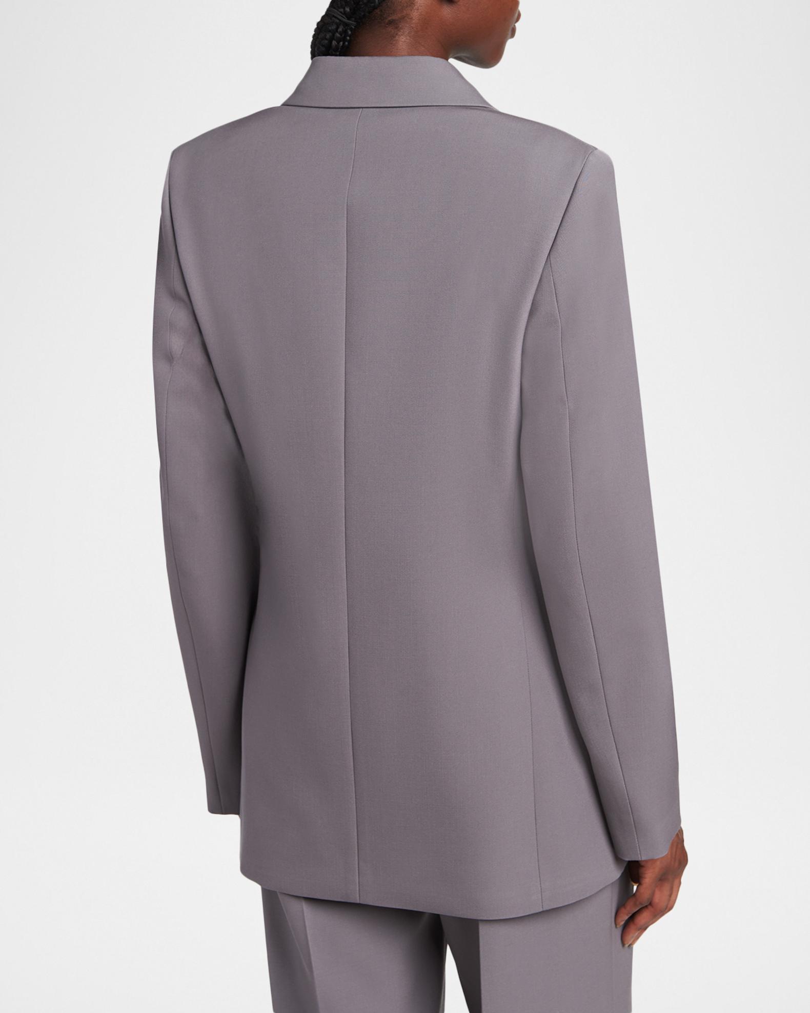 Jil Sander Side Slits Double-Breasted Blazer Jacket | Neiman Marcus