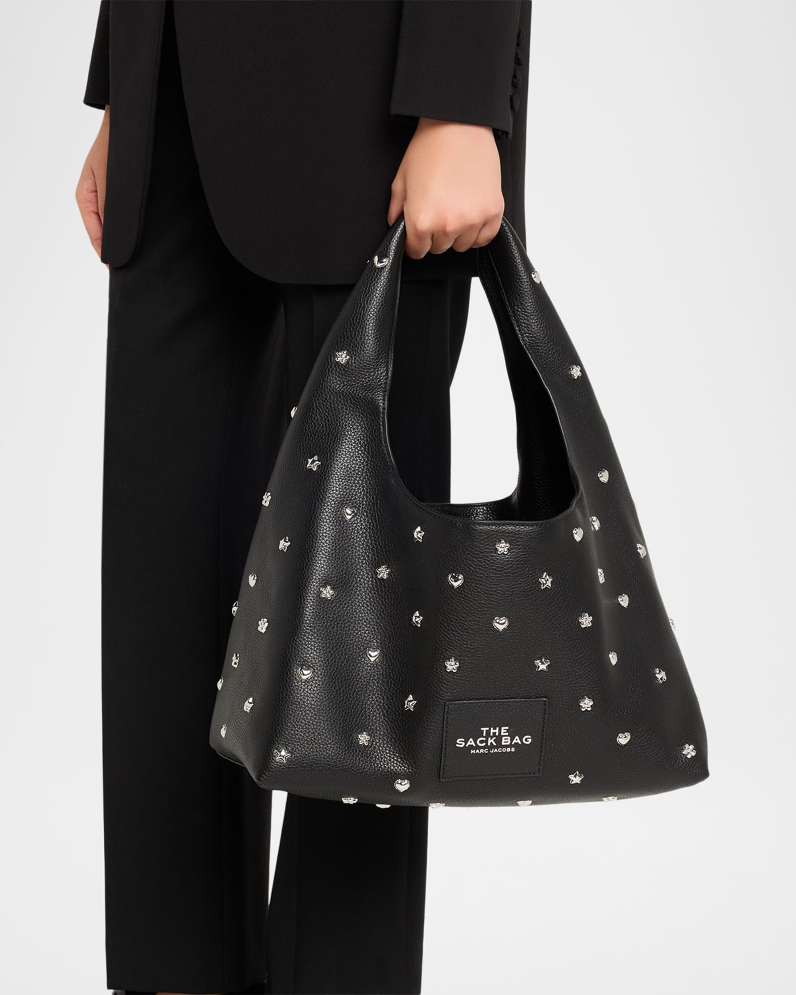 Marc Jacobs The Mini Icon Stud Sack Shoulder Bag | Neiman Marcus