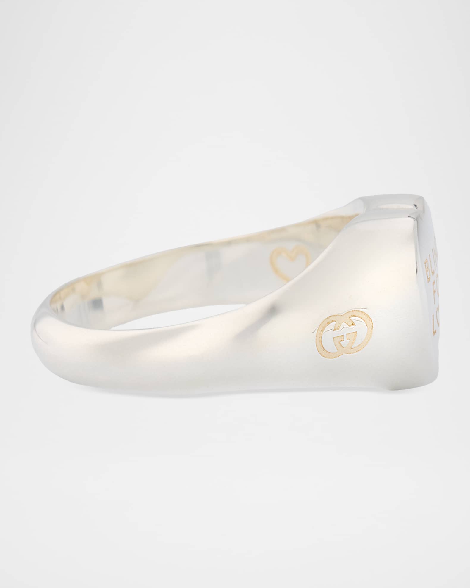 Gucci Blind For Love Heart Ring | Neiman Marcus