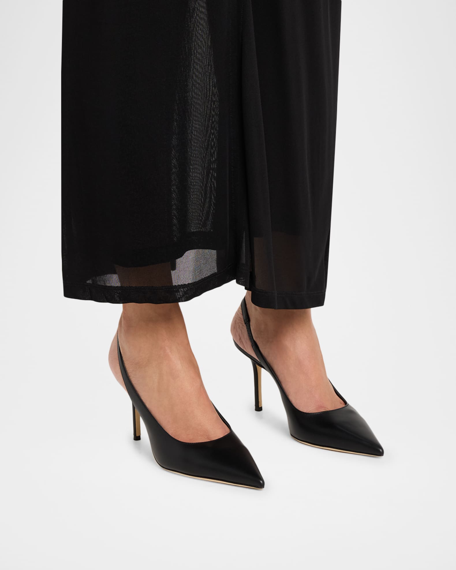 Jimmy Choo Afia 65 Leather Slingback Pumps | Neiman Marcus