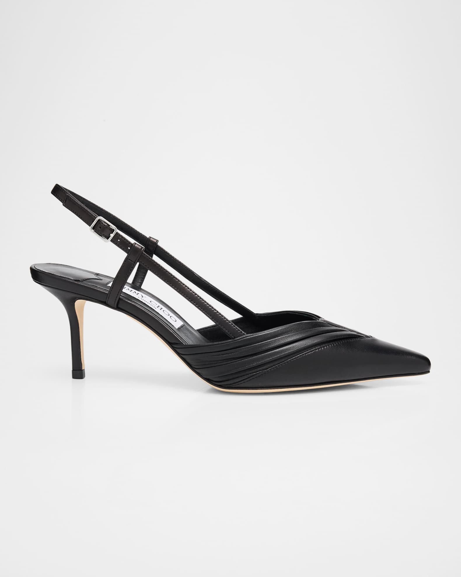 Jimmy Choo Afia 65 Leather Slingback Pumps | Neiman Marcus