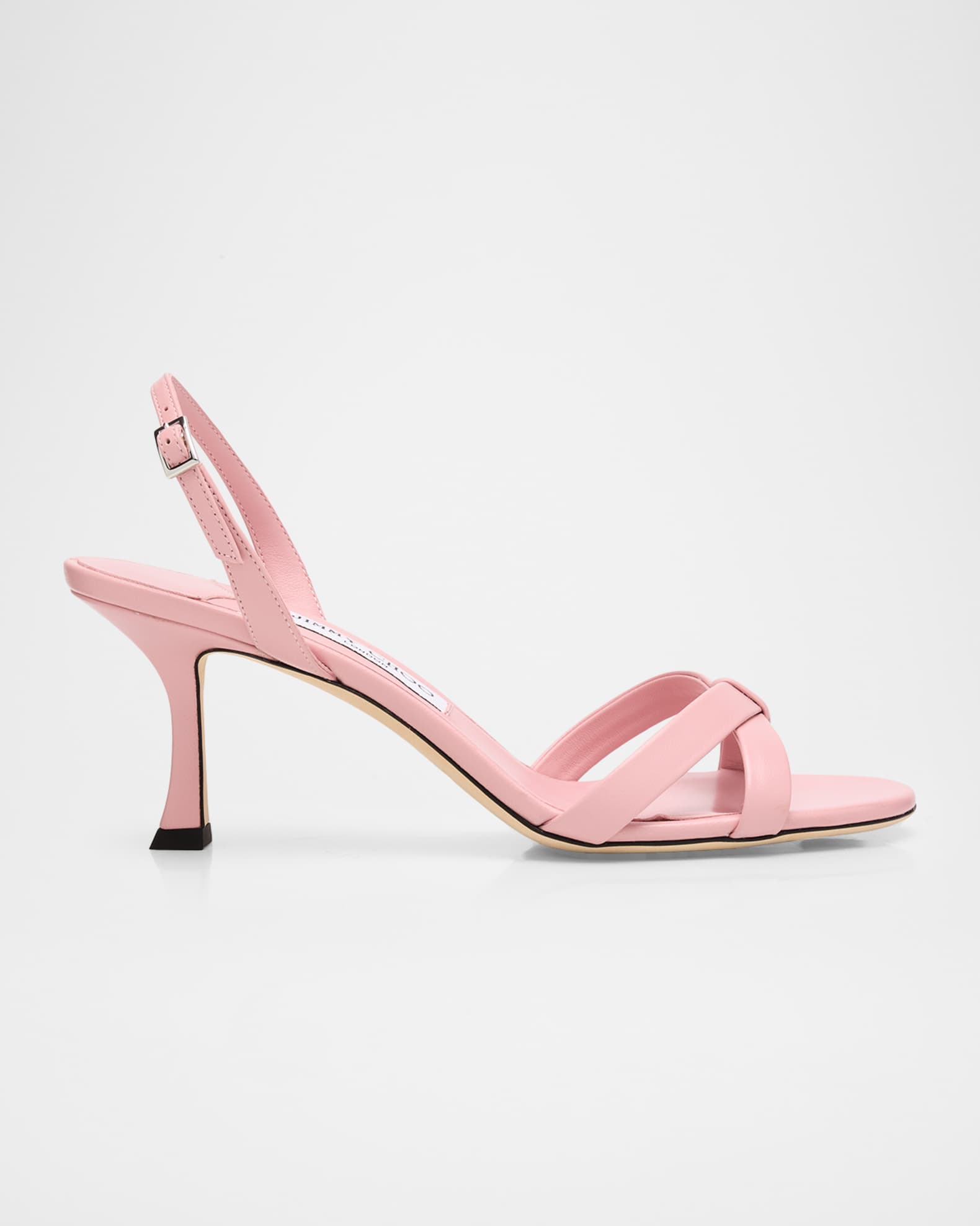 Jimmy Choo Elsy 70 Leather Slingback Sandals | Neiman Marcus