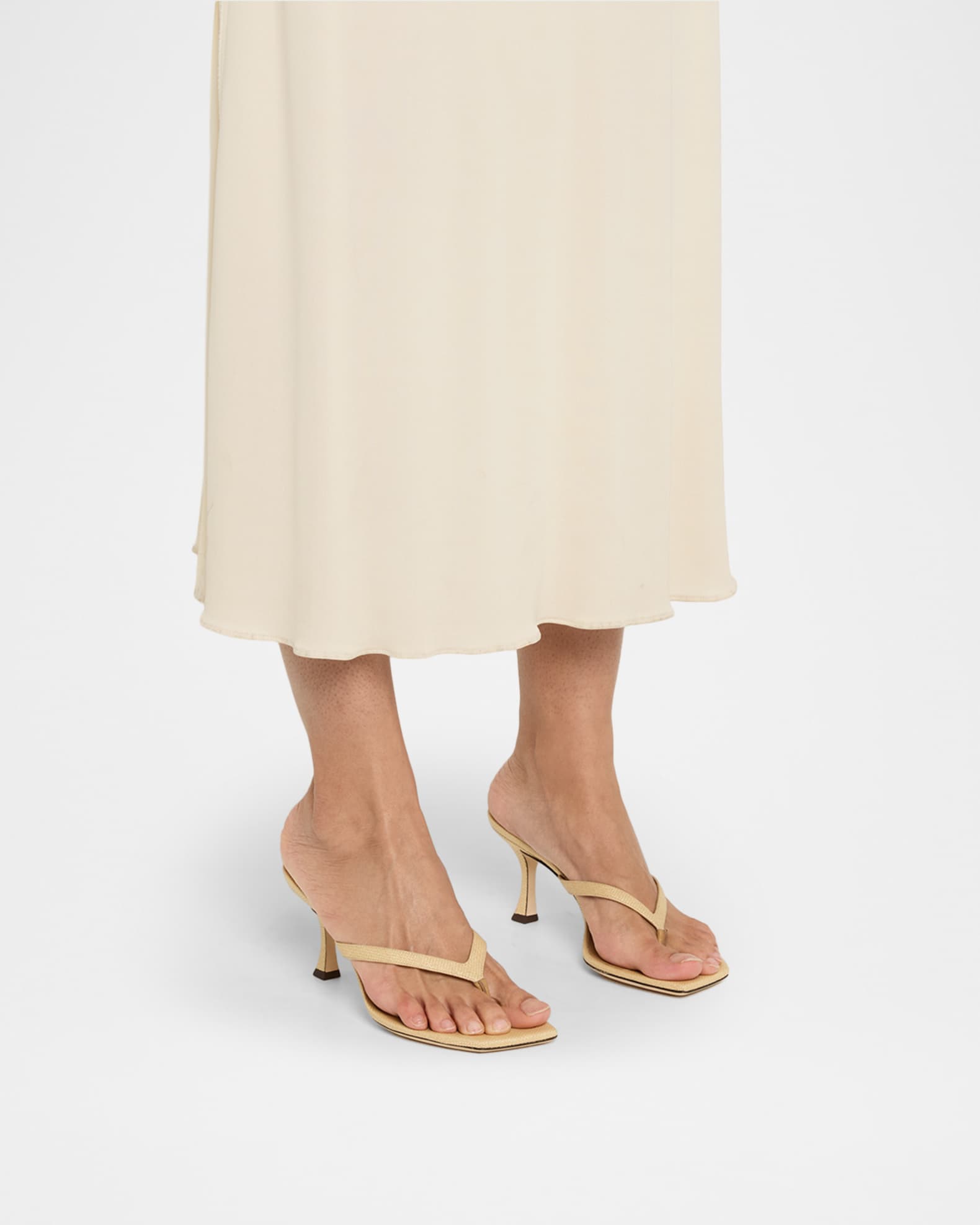 Jimmy Choo 70mm Freja Raffia Sandals | Neiman Marcus