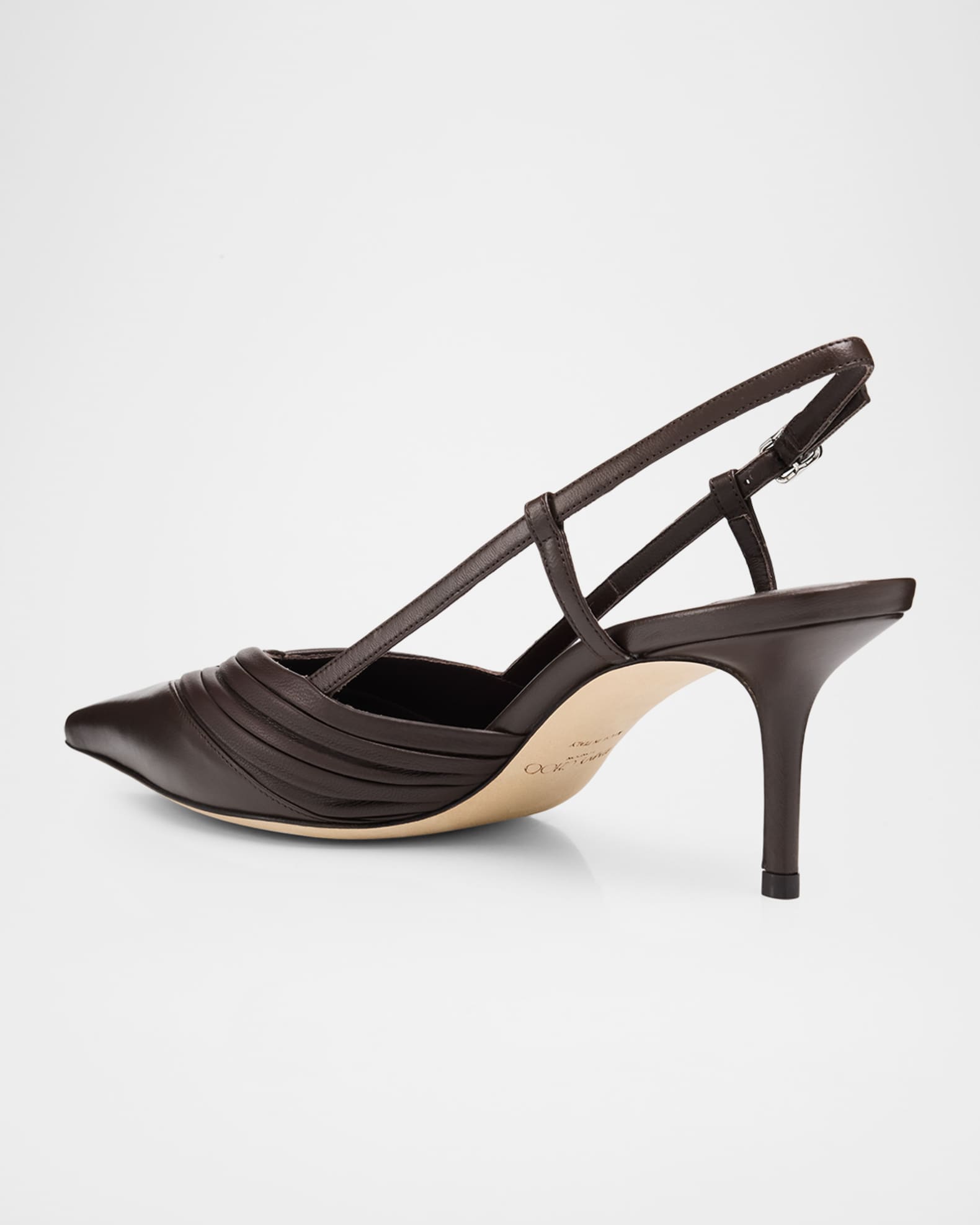 Jimmy Choo Afia 65 Leather Slingback Pumps | Neiman Marcus