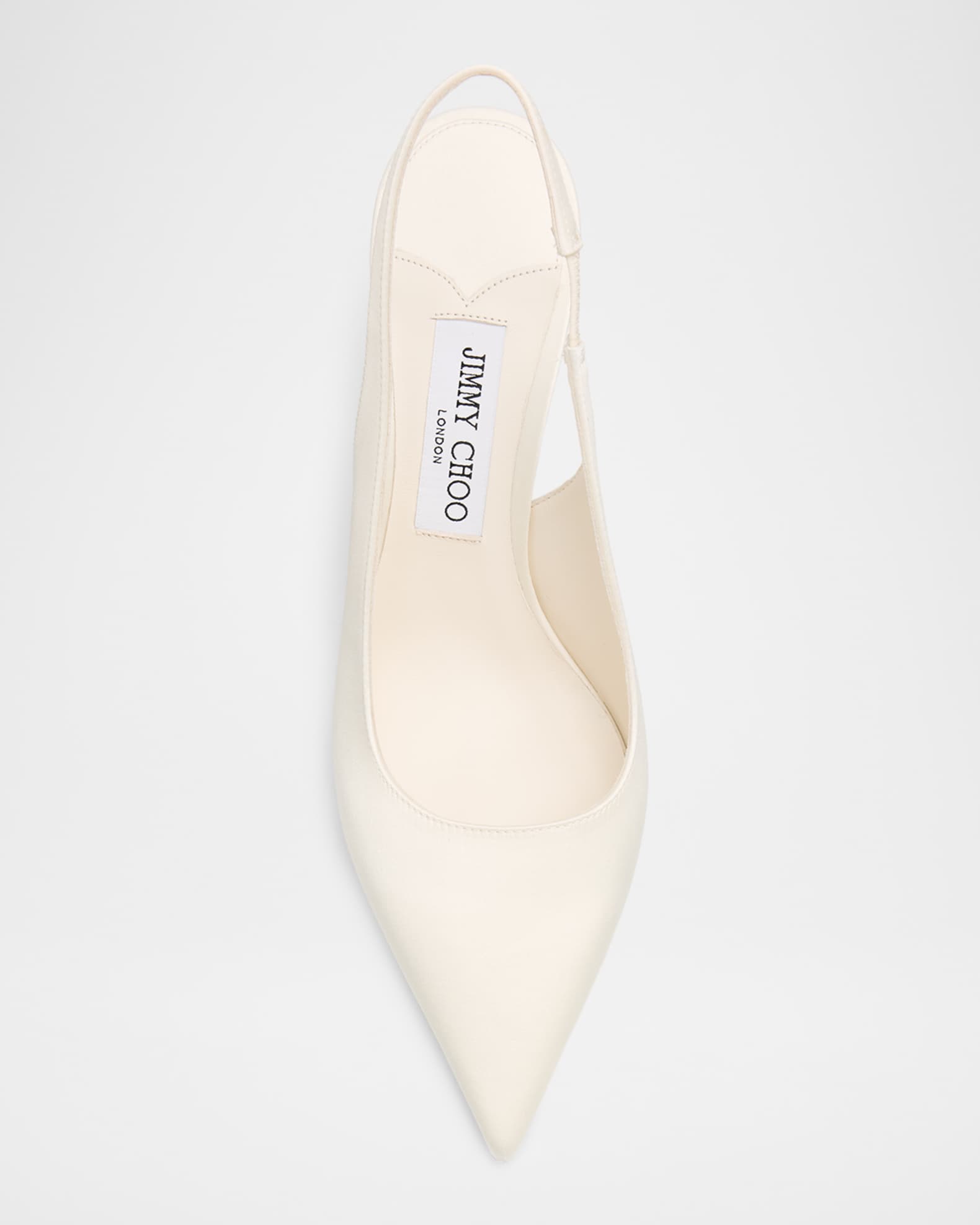 Jimmy Choo Love 85 Satin Slingback Pumps | Neiman Marcus