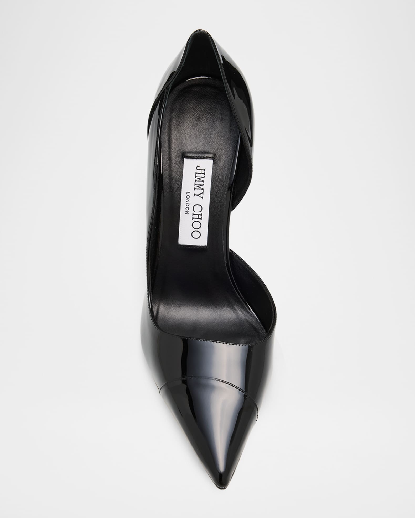 Jimmy Choo 100mm Brigitte Patent Leather d'Orsay Pumps | Neiman Marcus