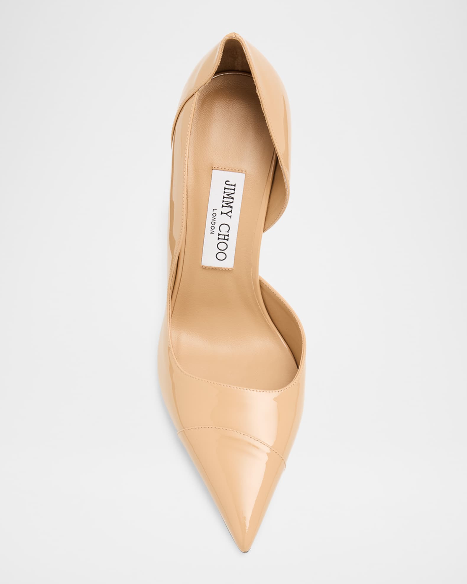 Jimmy Choo 100mm Brigitte Patent Leather d'Orsay Pumps | Neiman Marcus