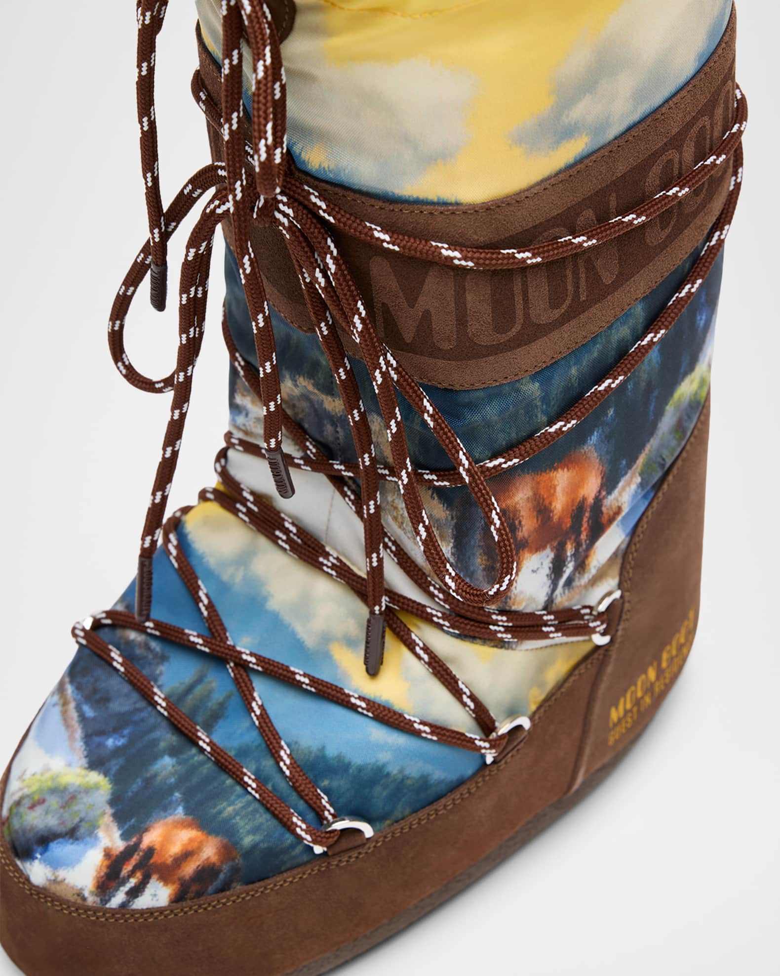 Moon Boot x Guest in Residence Icon Horse-Printed Knee-High Snow