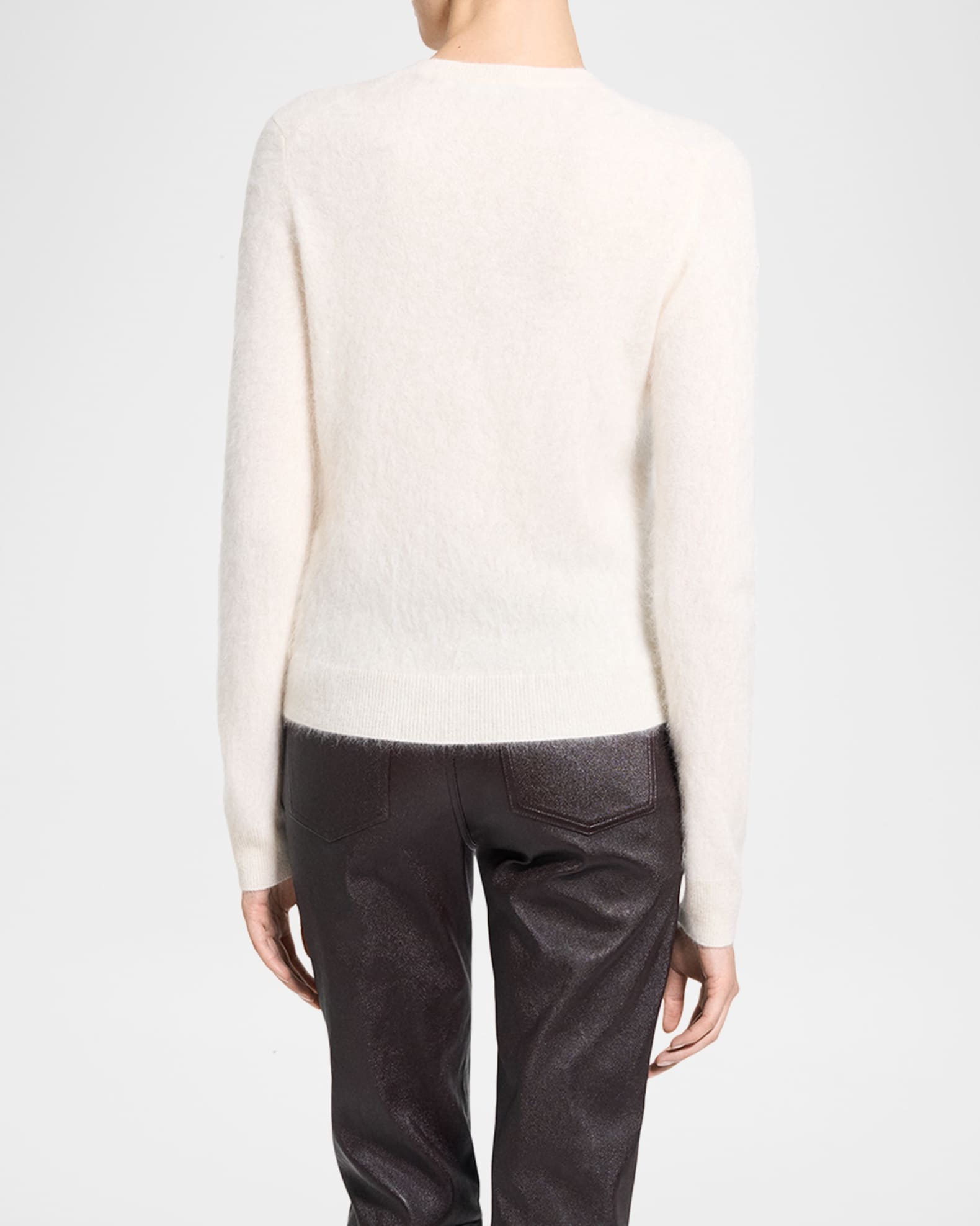 Theory Brushed Cashmere Cardigan | Neiman Marcus