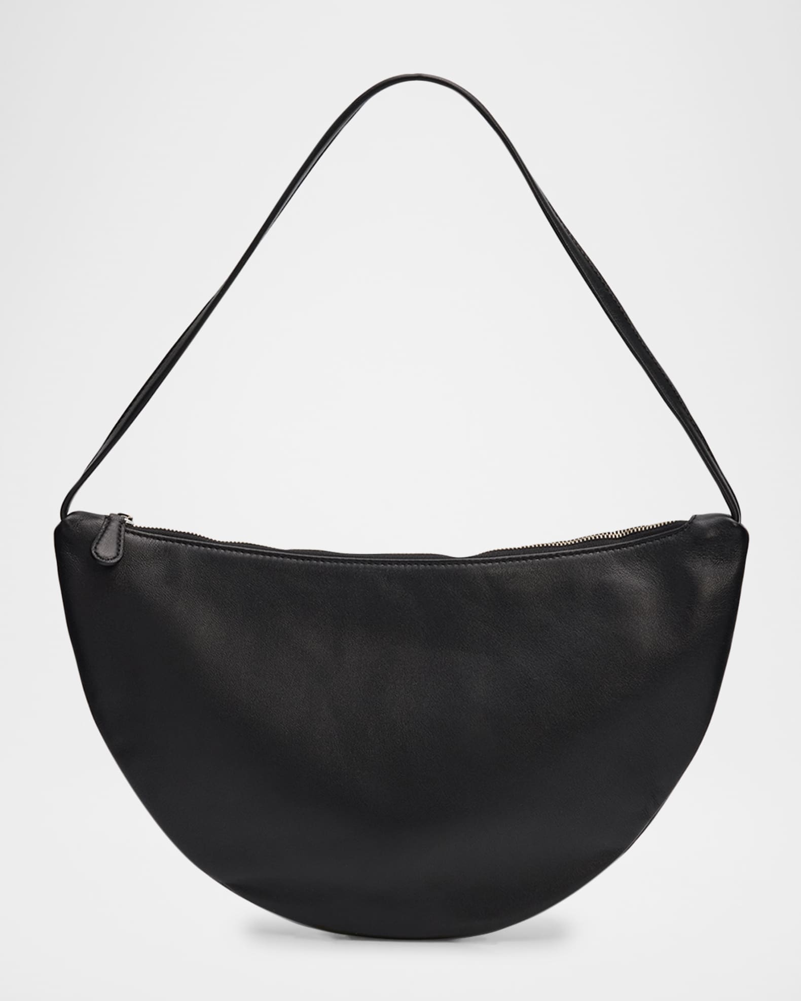 THE ROW Izzy Small Crescent Shoulder Bag in Leather | Neiman Marcus