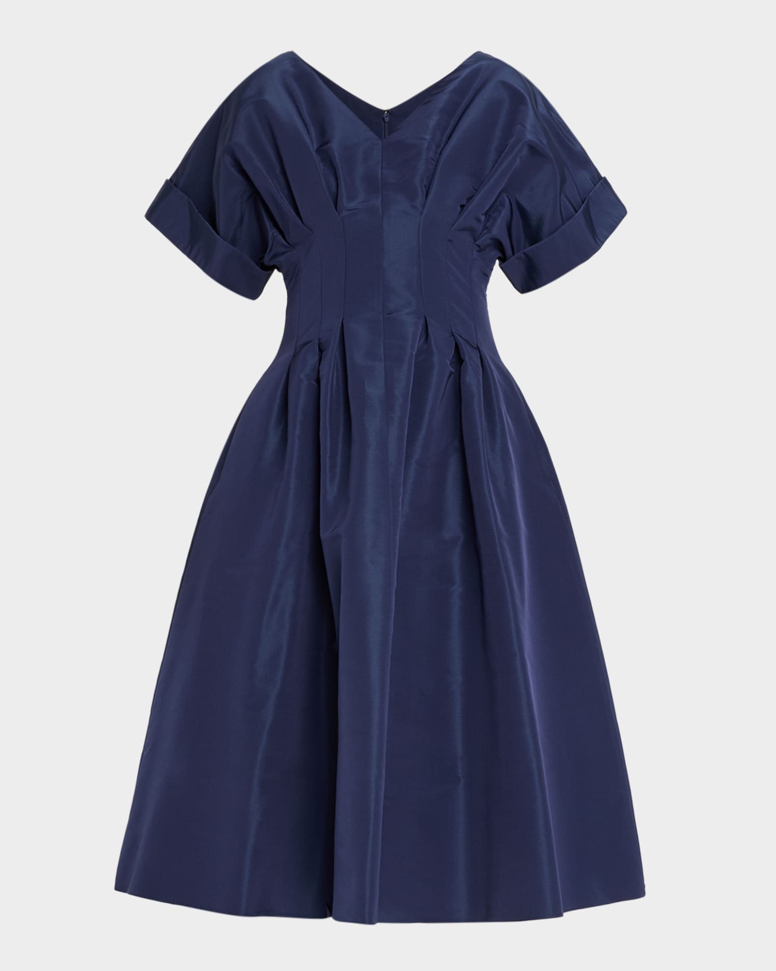 Carolina Herrera Gathered Waist Midi Dress