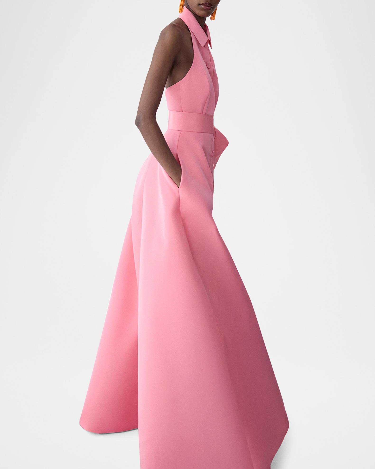 carolina herrera hot pink dress Carolina Herrera