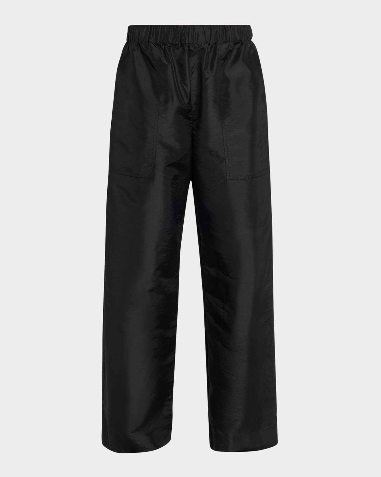 SIMKHAI Arden Taffeta Pull-On Pants | Neiman Marcus