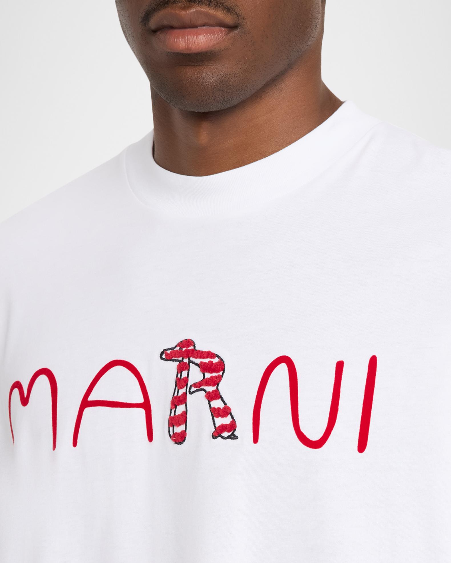 Marni Men's Mending Logo Relaxed Fit T-Shirt | Neiman Marcus
