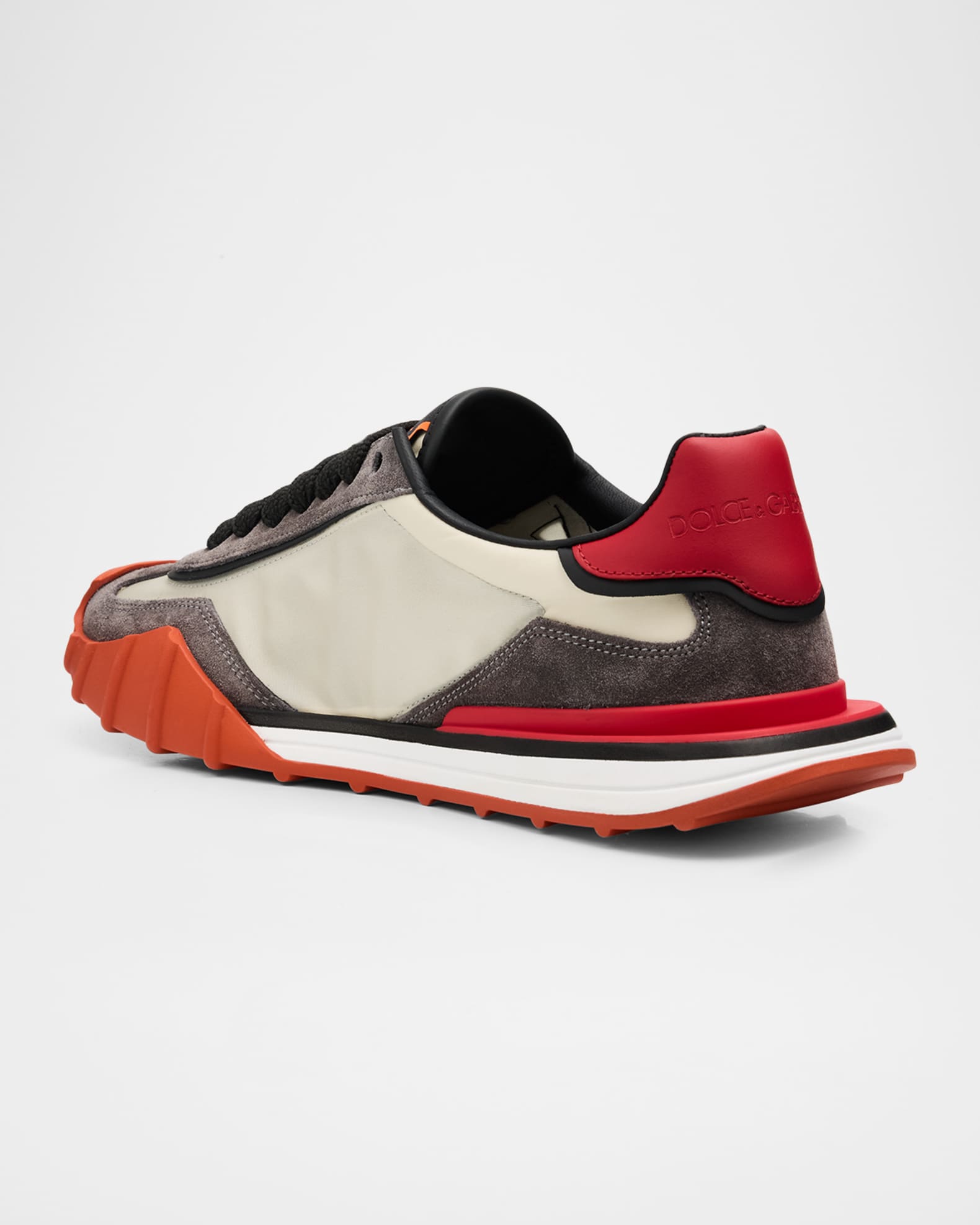 Dolce&Gabbana Men's DG Athletic Textile and Suede Runner Sneakers
