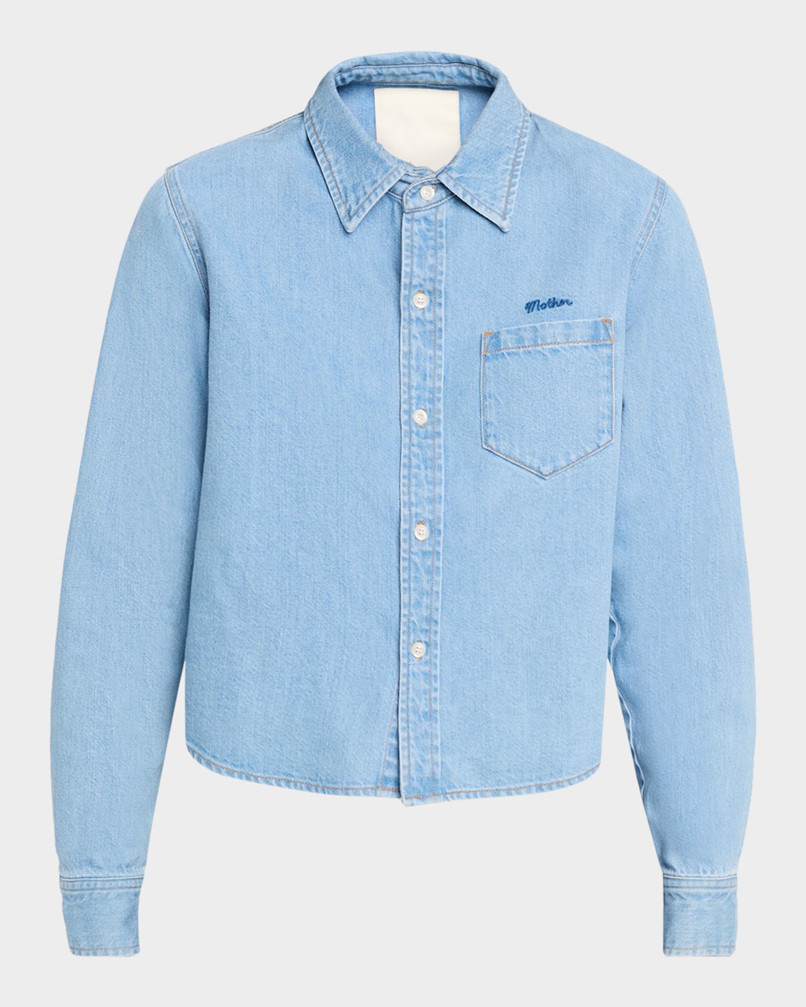 MOTHER The Honor Roll Denim Shirt | Neiman Marcus