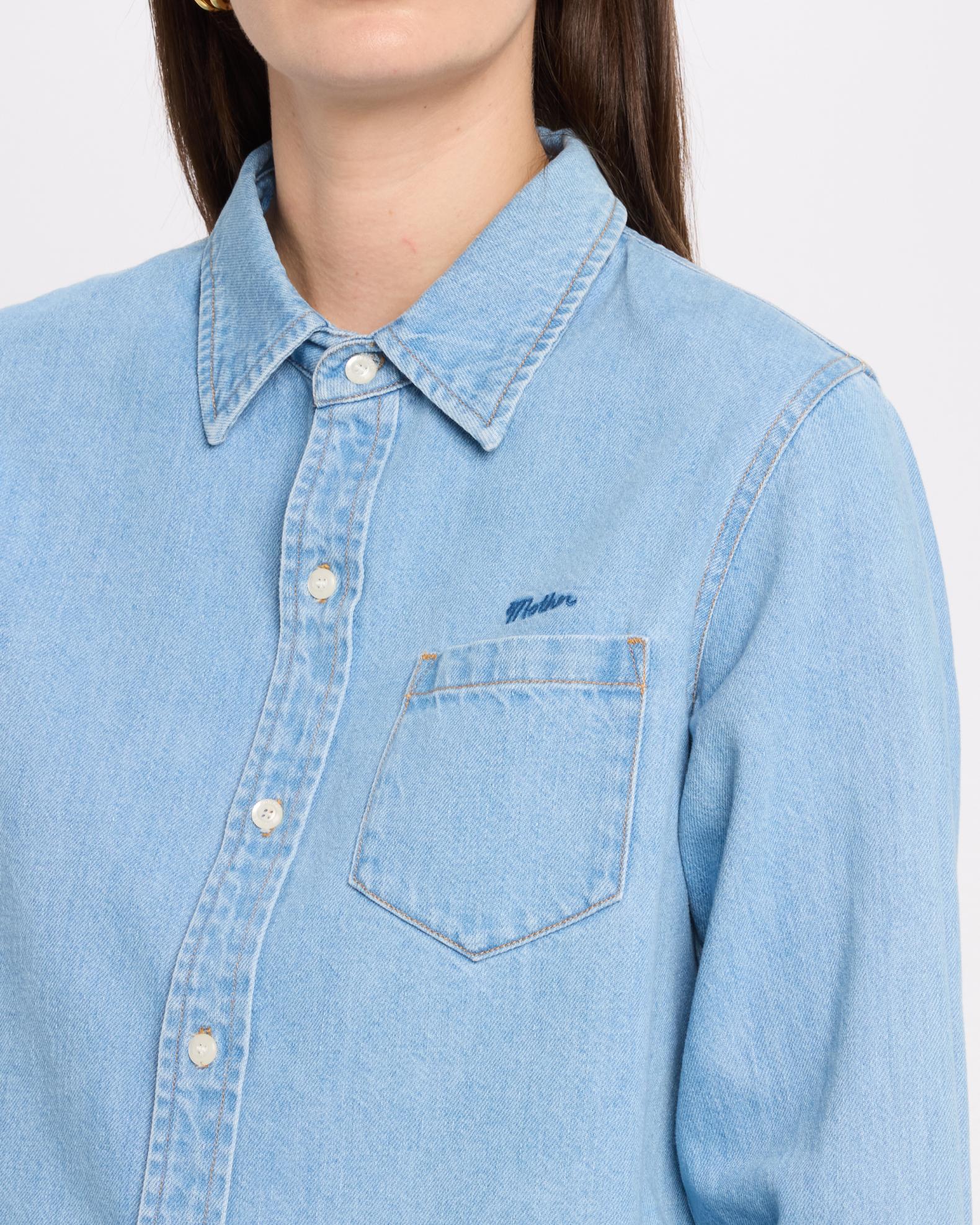MOTHER The Honor Roll Denim Shirt | Neiman Marcus