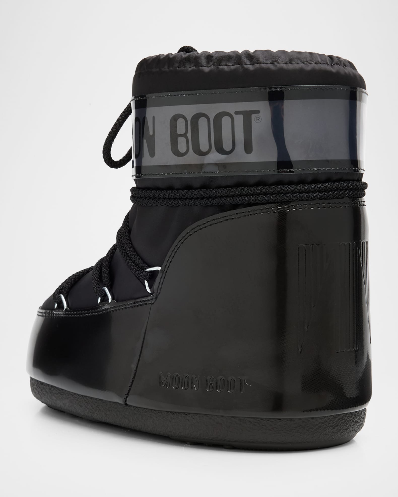 Moon Boot Icon Glance Satin Low Snow Boots | Neiman Marcus