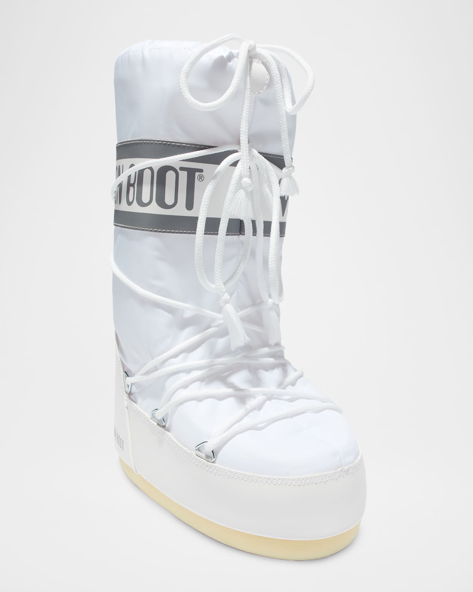 Moon Boot Icon Nylon Knee-High Snow Boots | Neiman Marcus