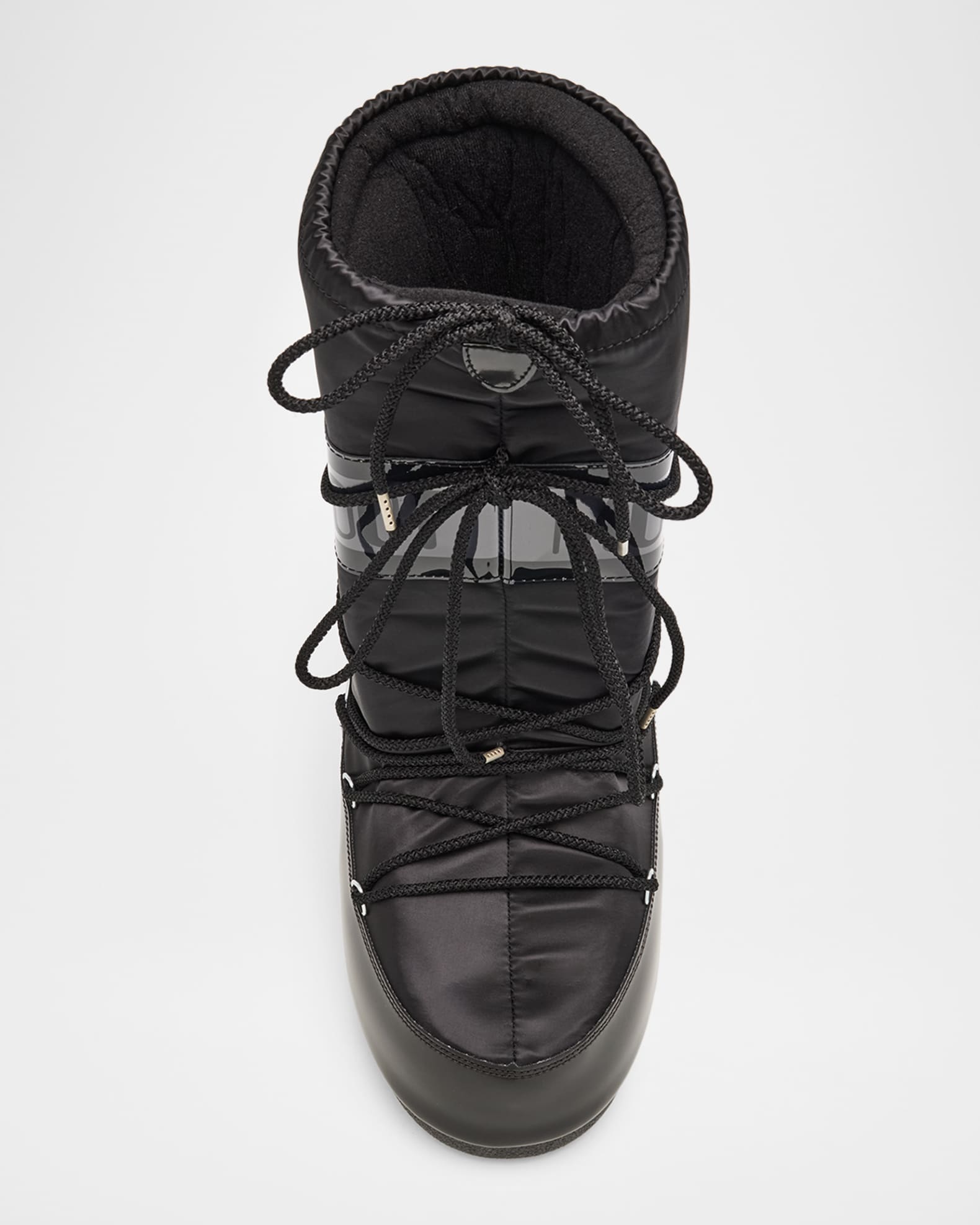 Moon Boot Icon Glance Satin Knee-High Snow Boots | Neiman Marcus