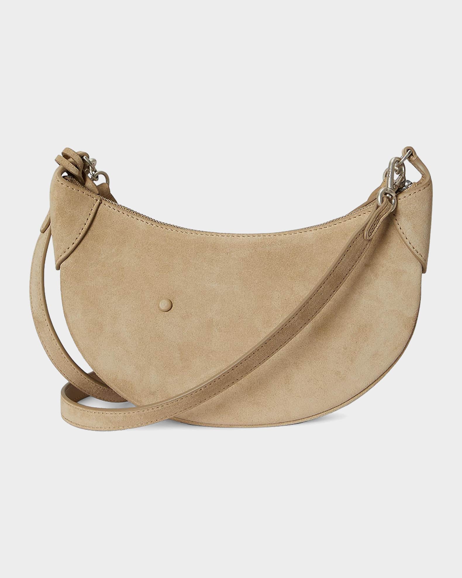 Polo Ralph Lauren Polo ID Suede Mini Studded Bag | Neiman Marcus