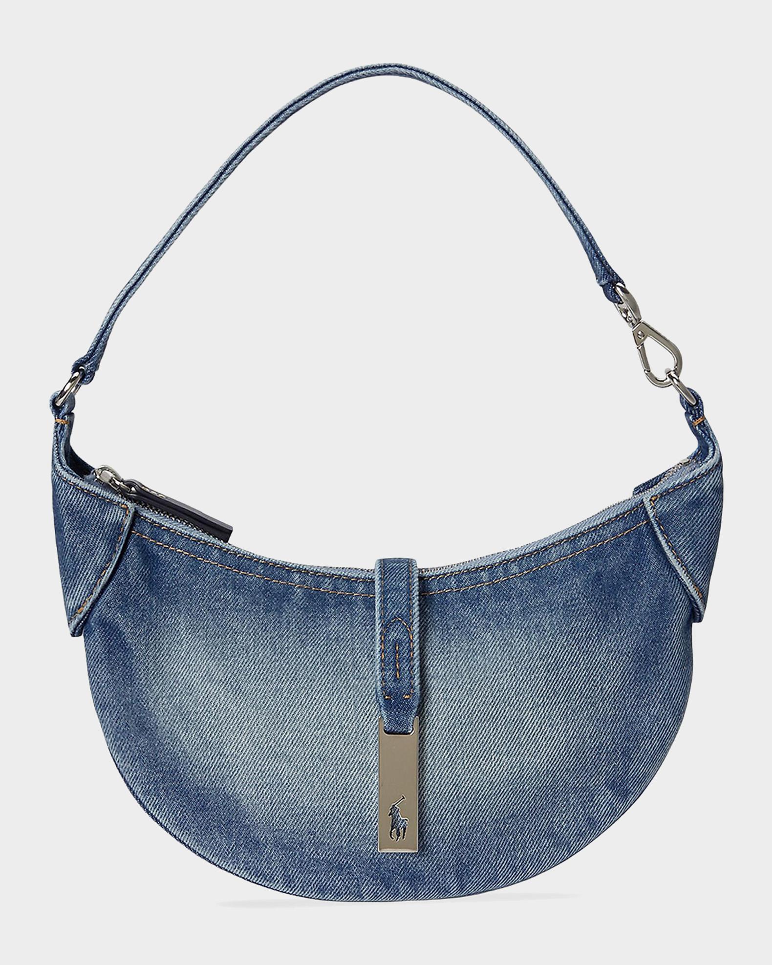 Polo ID Mini Cotton Denim Shoulder Bag