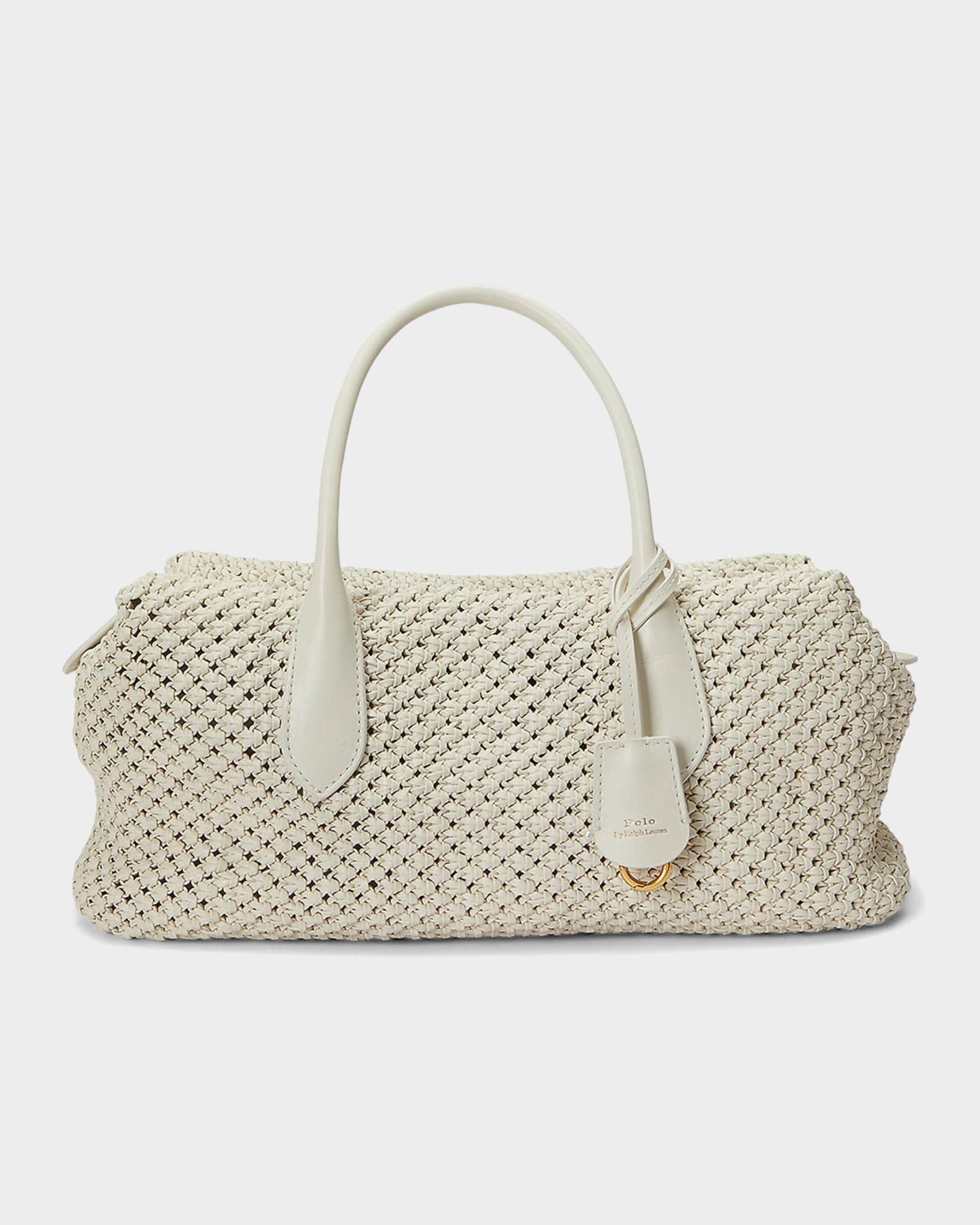 B*1様 極美品 POLO SPORT Ralph Lauren ショルダーバッ Polo Ralph Lauren Bellport Woven Leather Satchel | Neiman Marcus