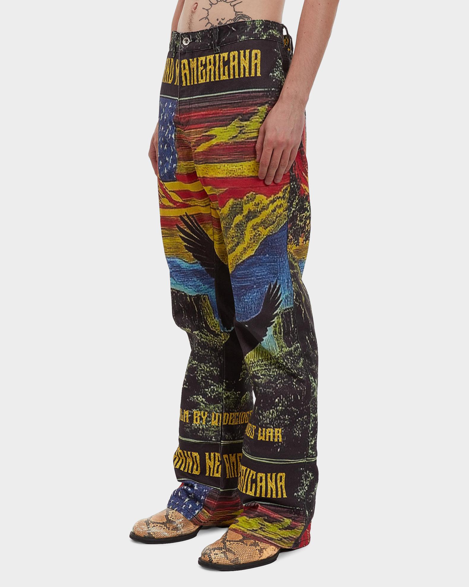 WHO DECIDES WAR Film Cotton Trousers | Neiman Marcus