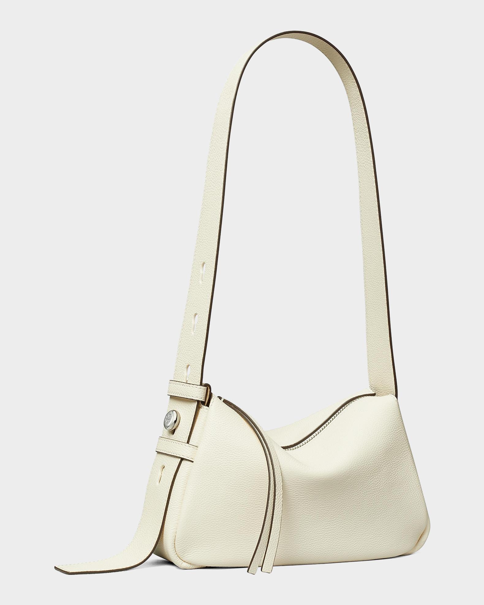 Tory Burch Small Romy Leather Shoulder Bag | Neiman Marcus