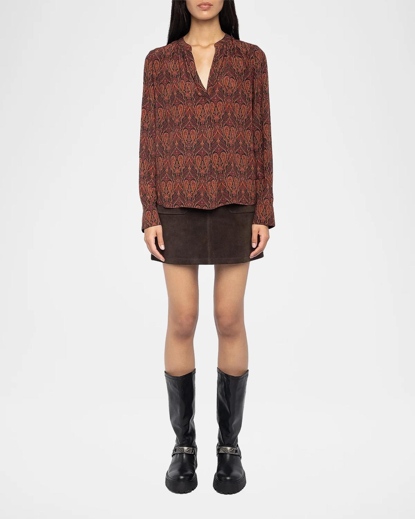 Zadig & Voltaire Tinko Paisley Top | Neiman Marcus