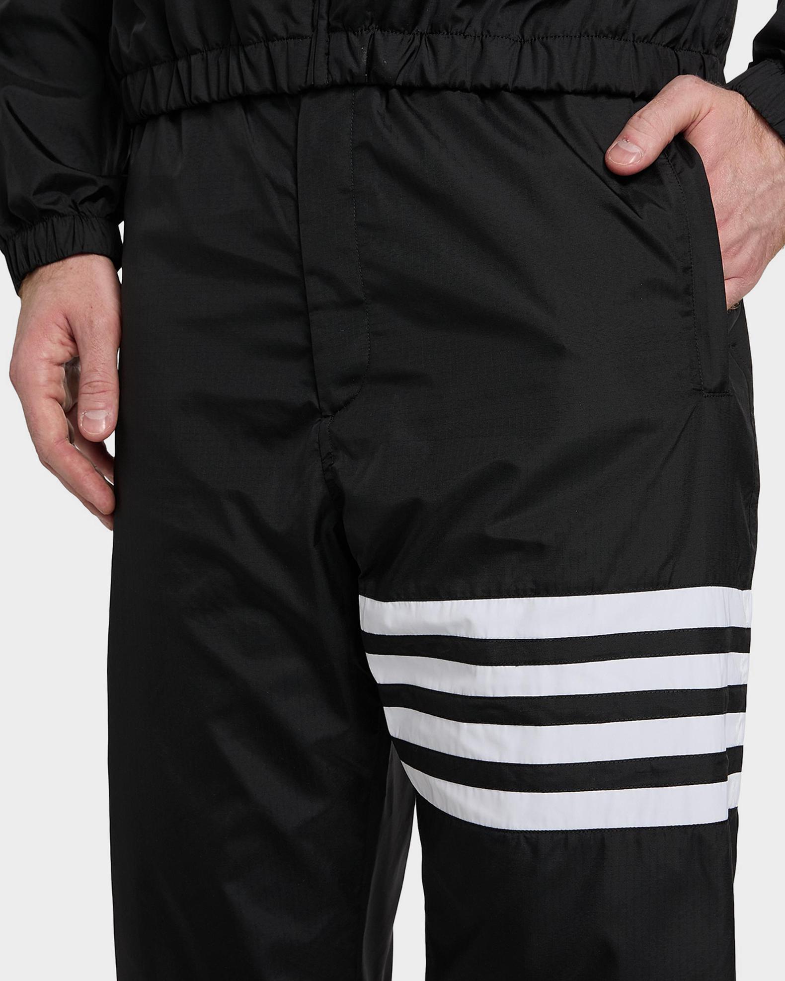 Thom Browne Men's Shiny Ripstop 4-Bar Track Pants | Neiman Marcus