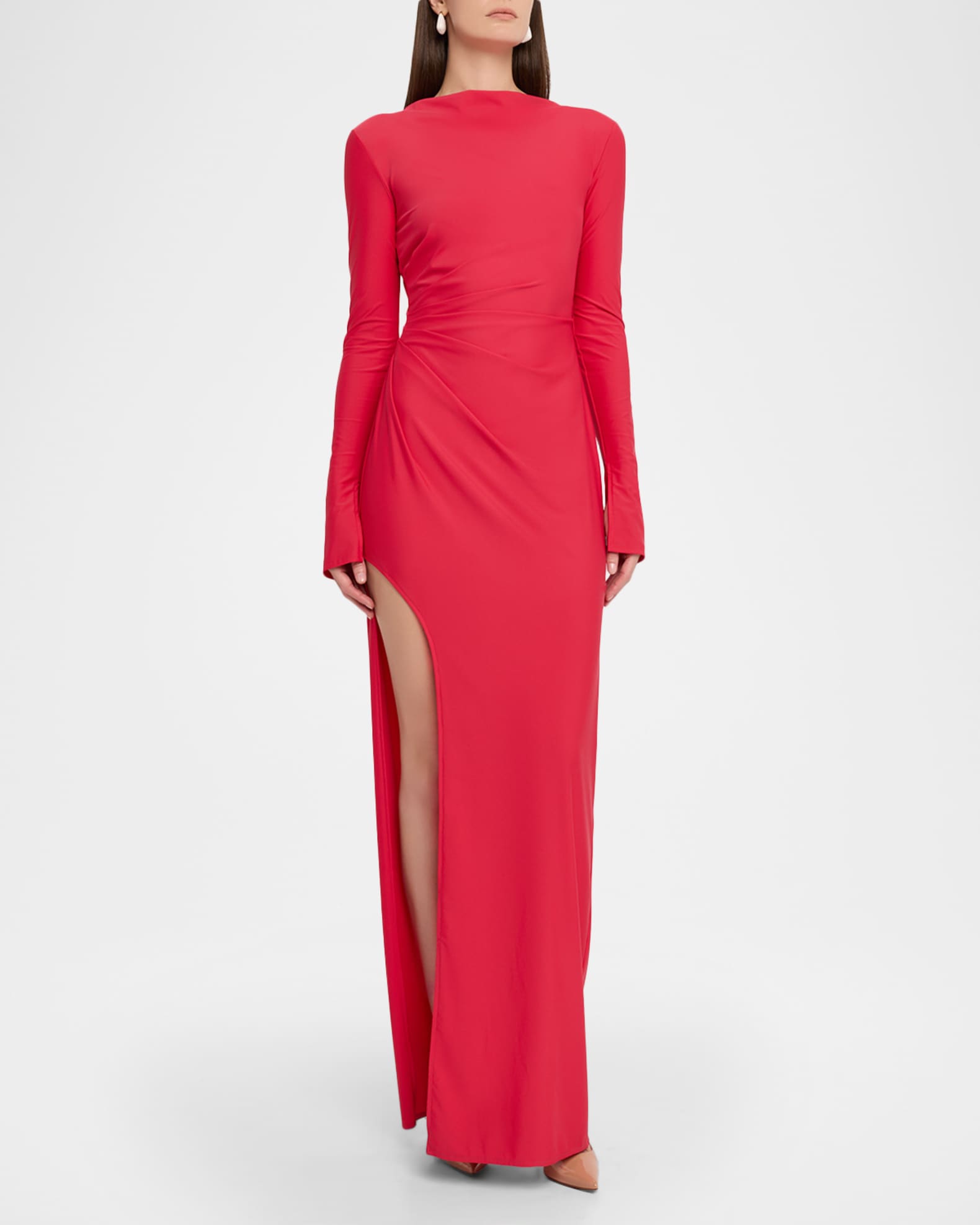 wearing a jersey as a dress TOUCHDOWN SEQUIN JERSEY DRESS – AKIRA main image 0