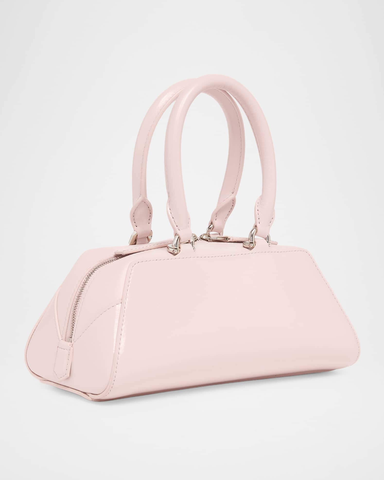 GIVENCHYレザーハンドバッグ(ペールピンク) Pinch Me pouch in nappa leather | Givenchy US | Givenchy