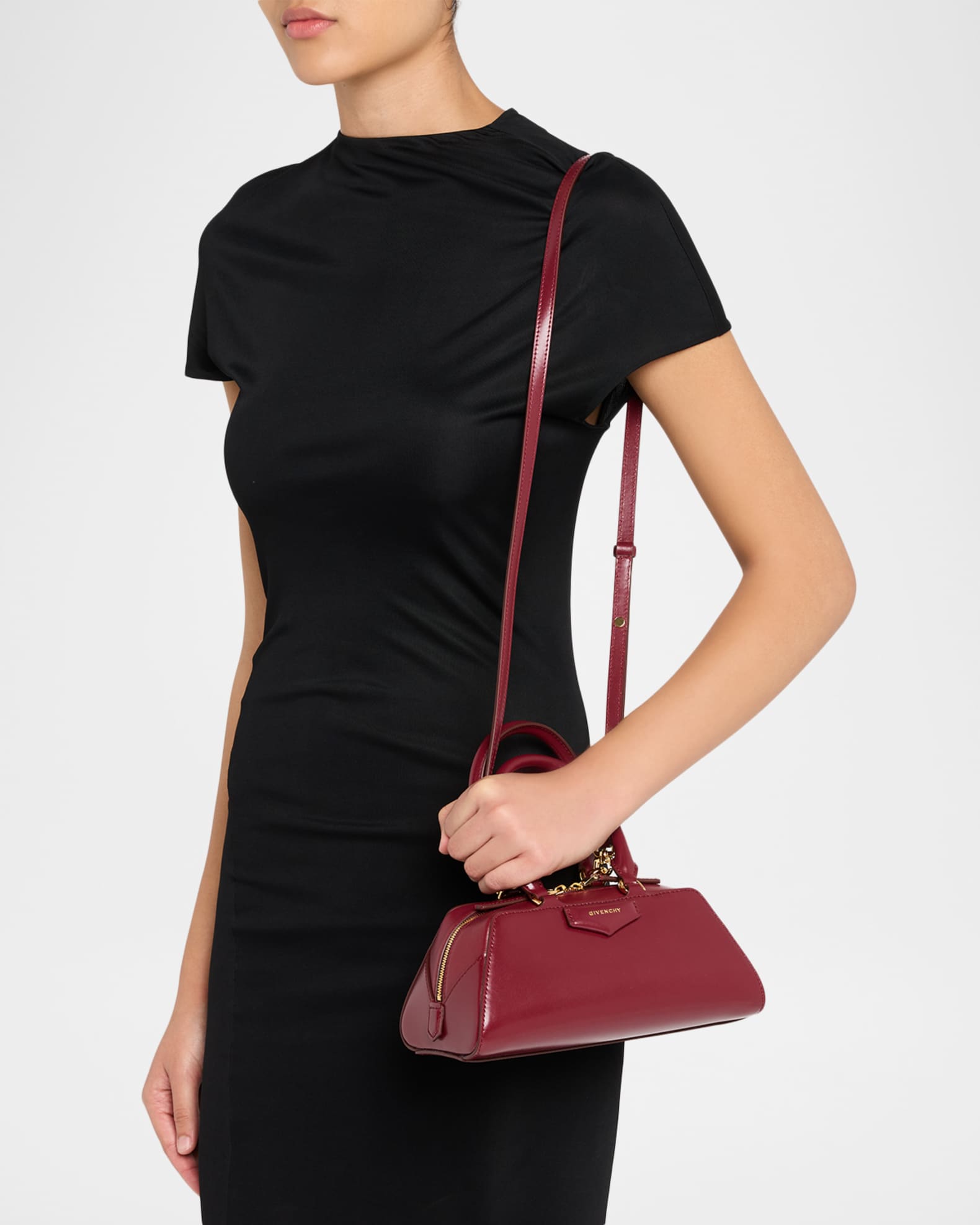 Givenchy Antigona East-West Crossbody Bag in Grain Leather