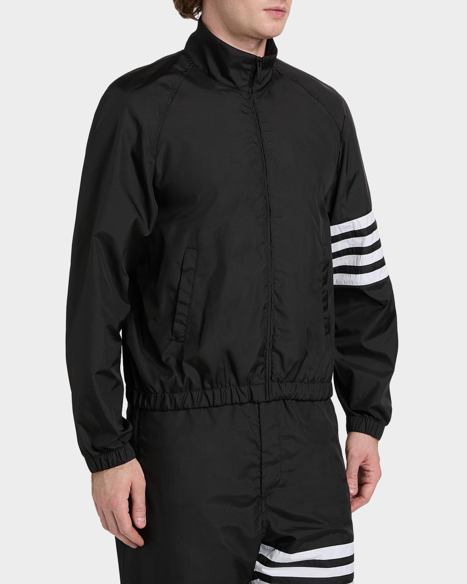 Thom Browne Men's Ripstop 4-Bar Track Jacket | Neiman Marcus