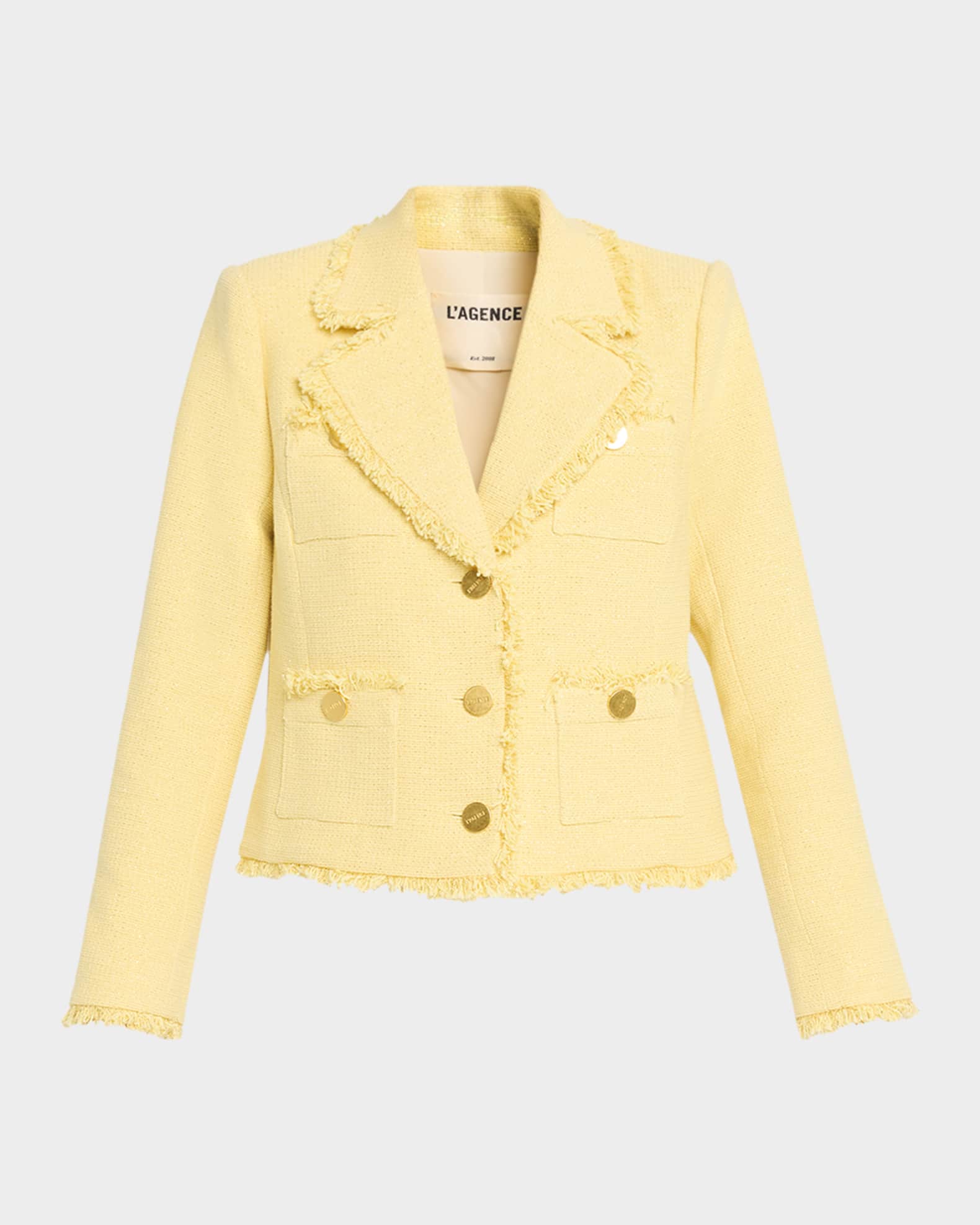 L'Agence Sylvia Tweed Jacket | Neiman Marcus